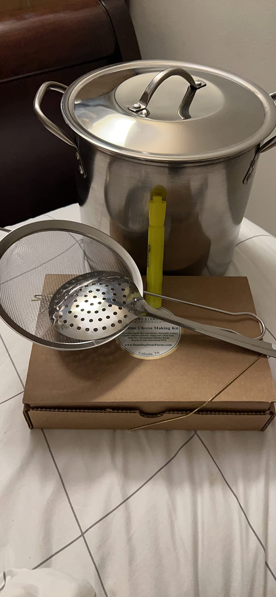 Standing Stone Farms Complete Cheese Making Kit - Includes our Award Winning Ultimate Kit plus Equipment ~ Makes Hard & Soft Cheese ~ Detailed Recipes Included customer photo 1