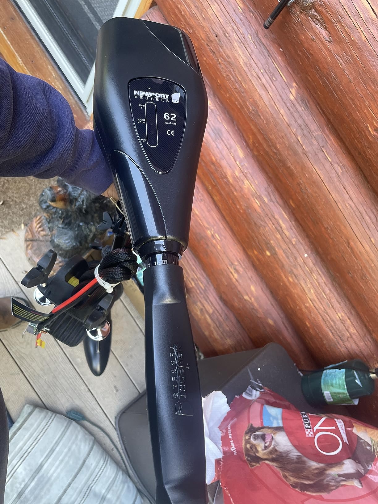 Newport NV-Series 55lb Thrust Saltwater Transom Mounted Trolling Electric Trolling Motor w/LED Battery Indicator customer photo 2