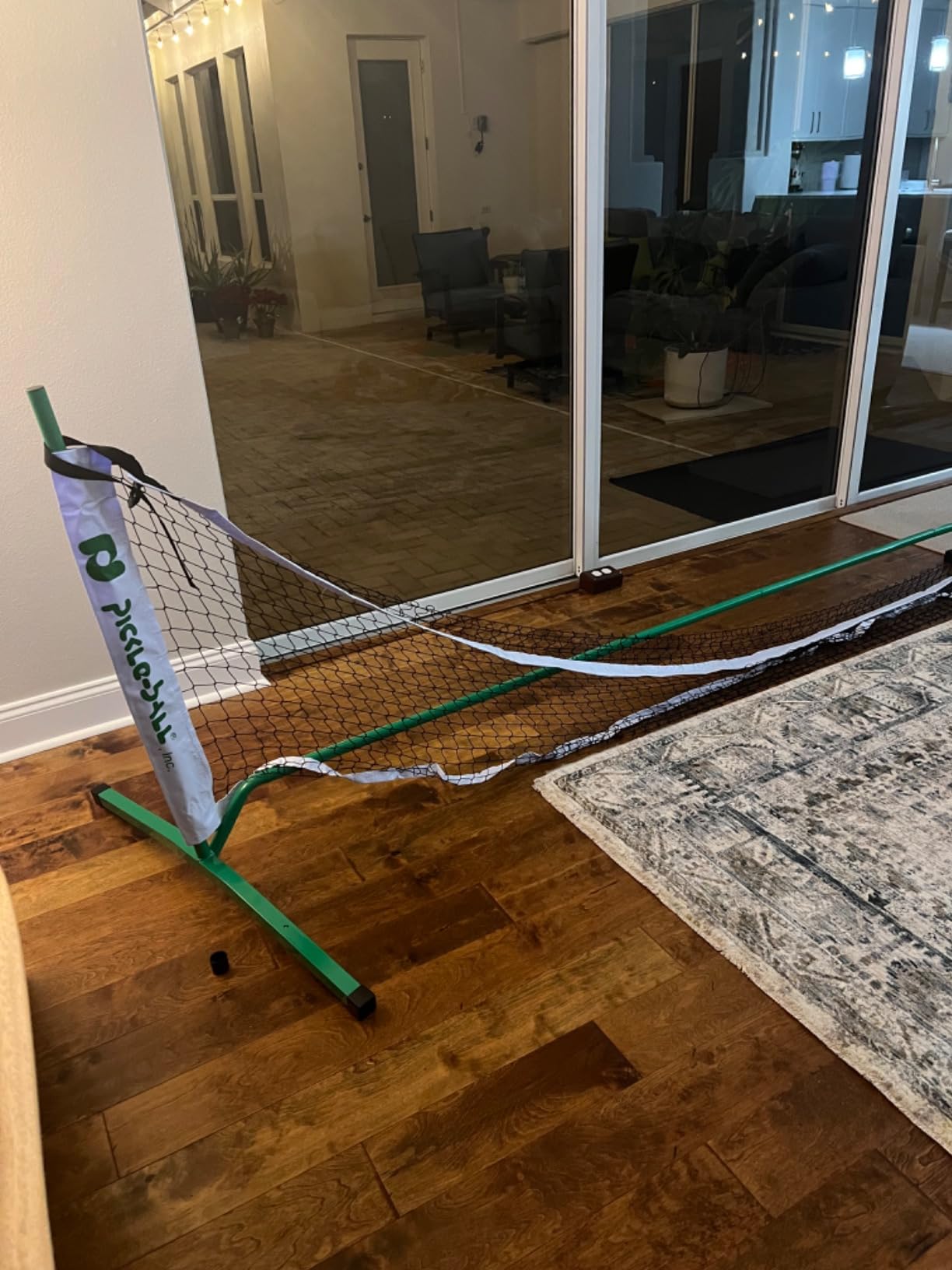 Pickle-Ball 3.0 Tournament Pickleball Net with Carry Bag, 22 ft | No-Velcro buckle tensioning, powder-coated steel frame and 5-minute tool-free setup; 36 in sides, 34 in center customer photo 1