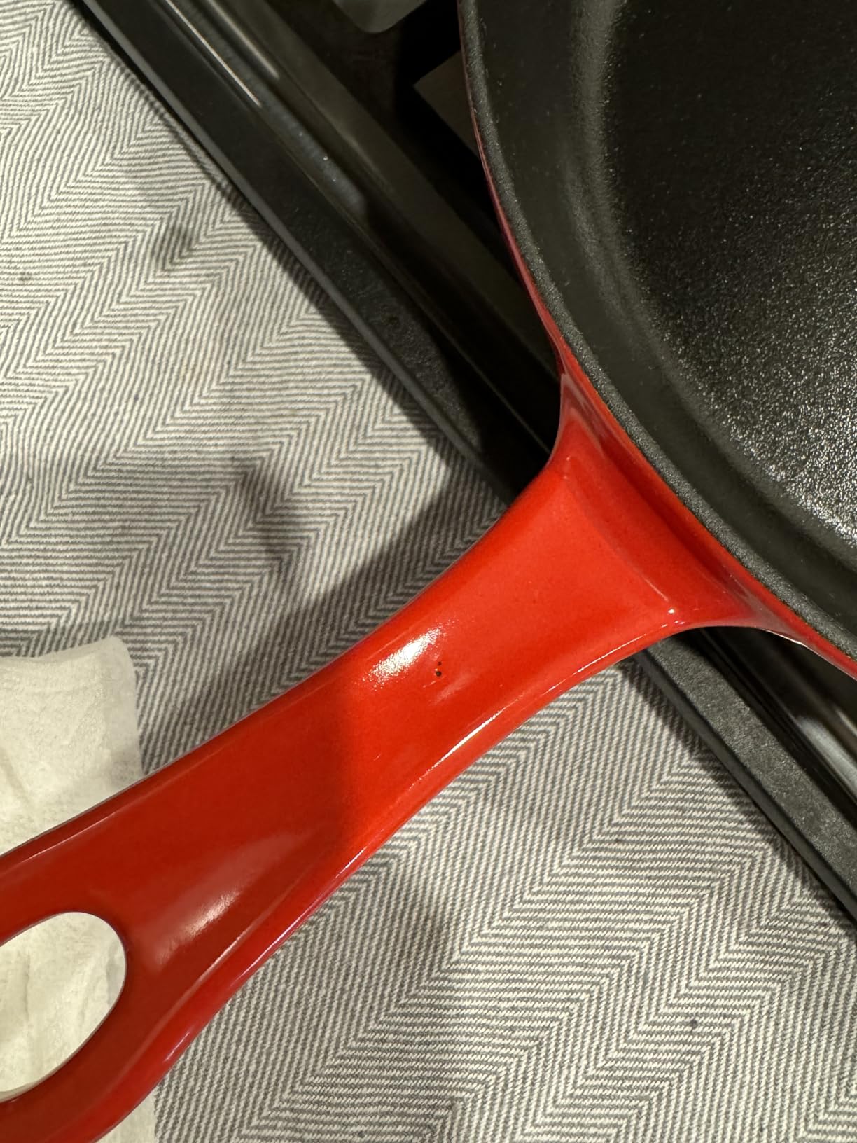 Staub Cast Iron 10-inch Fry Pan - Dark Blue, Made in France customer photo 1