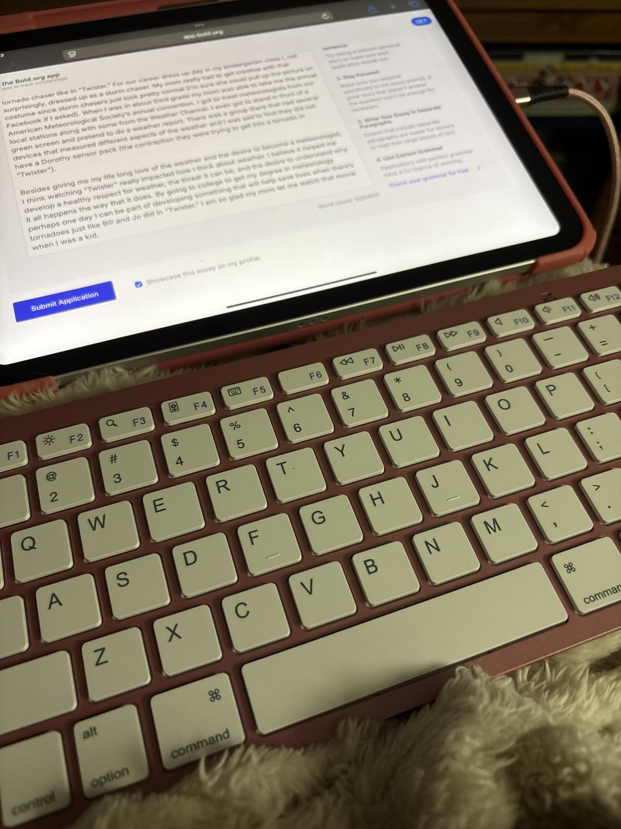OMOTON Ultra-Slim Bluetooth Keyboard for iPad,iPad Pro/Air/Mini,iPhone | Stable Wireless iOS Keyboard with 12 Multimedia Keys, Portable Size for Office, Business, Travel, School,White customer photo 1