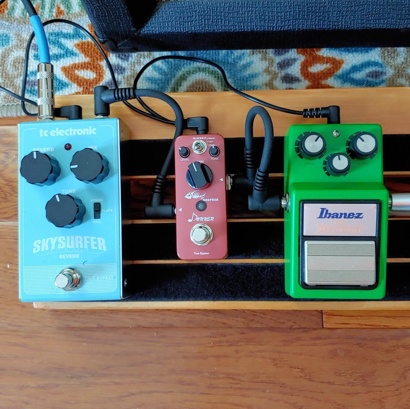 Donner Distortion Guitar Pedal, Morpher Mini Distortion 3 Modes Natural, Tight, Classic Crunch 80s Metal for Electric Guitar True Bypass customer photo 1
