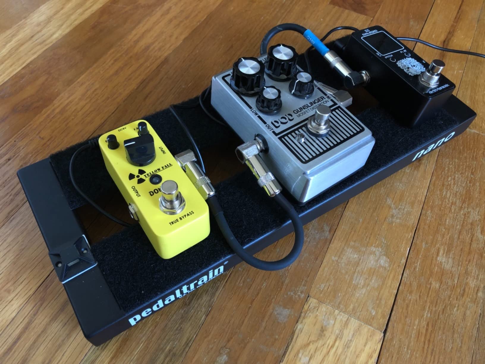 Donner Guitar Delay Pedal for Pedal Boards, Electric Guitar, Yellow Fall Analog Delay Mini Guitar Effect Pedal Vintage Delay, True Bypass customer photo 1