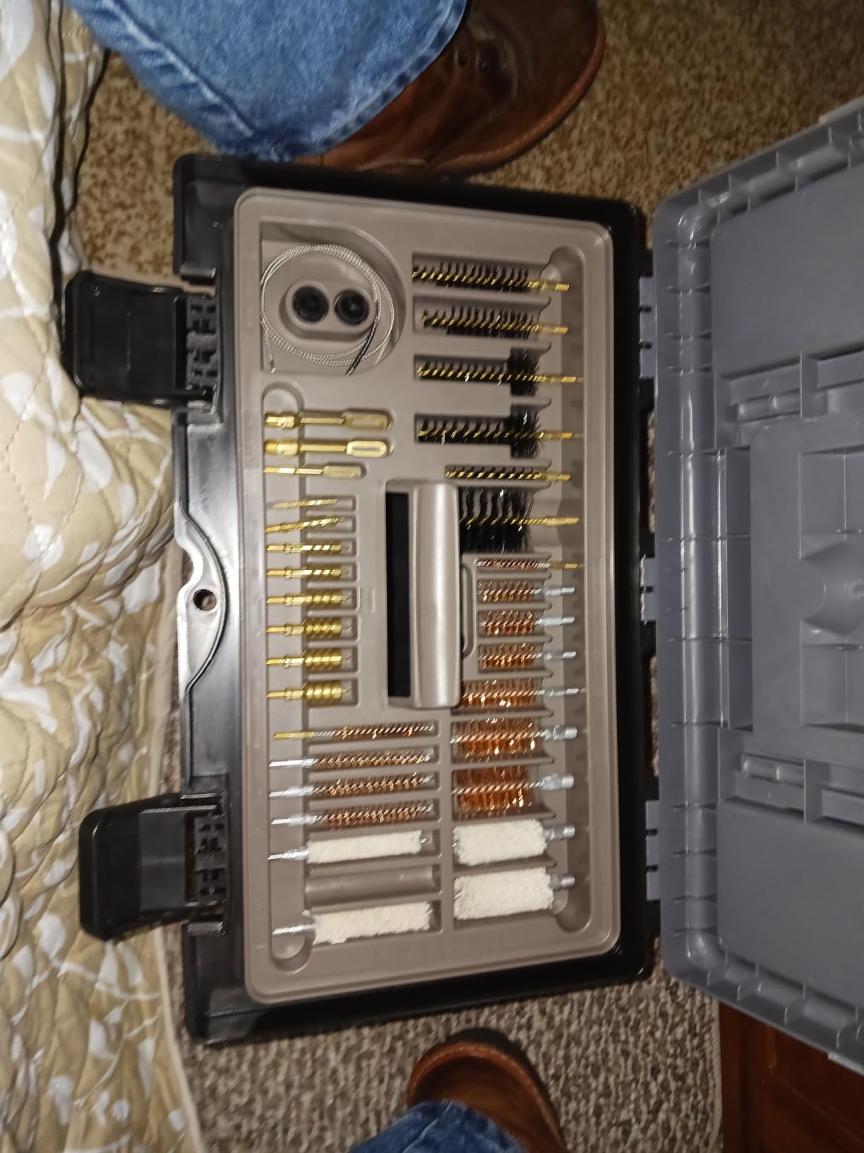 AC AllenAllen Company Universal Gun Cleaning Kit & Tool Box - Rifle, Shotgun and Handgun, 65-Pieces (70540) customer photo 2