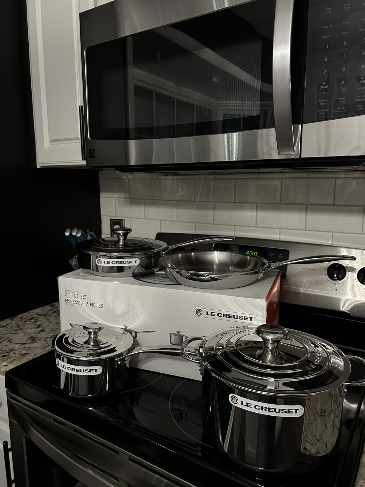 Le Creuset Tri-Ply Stainless Steel 10 pc. Cookware Set customer photo 1