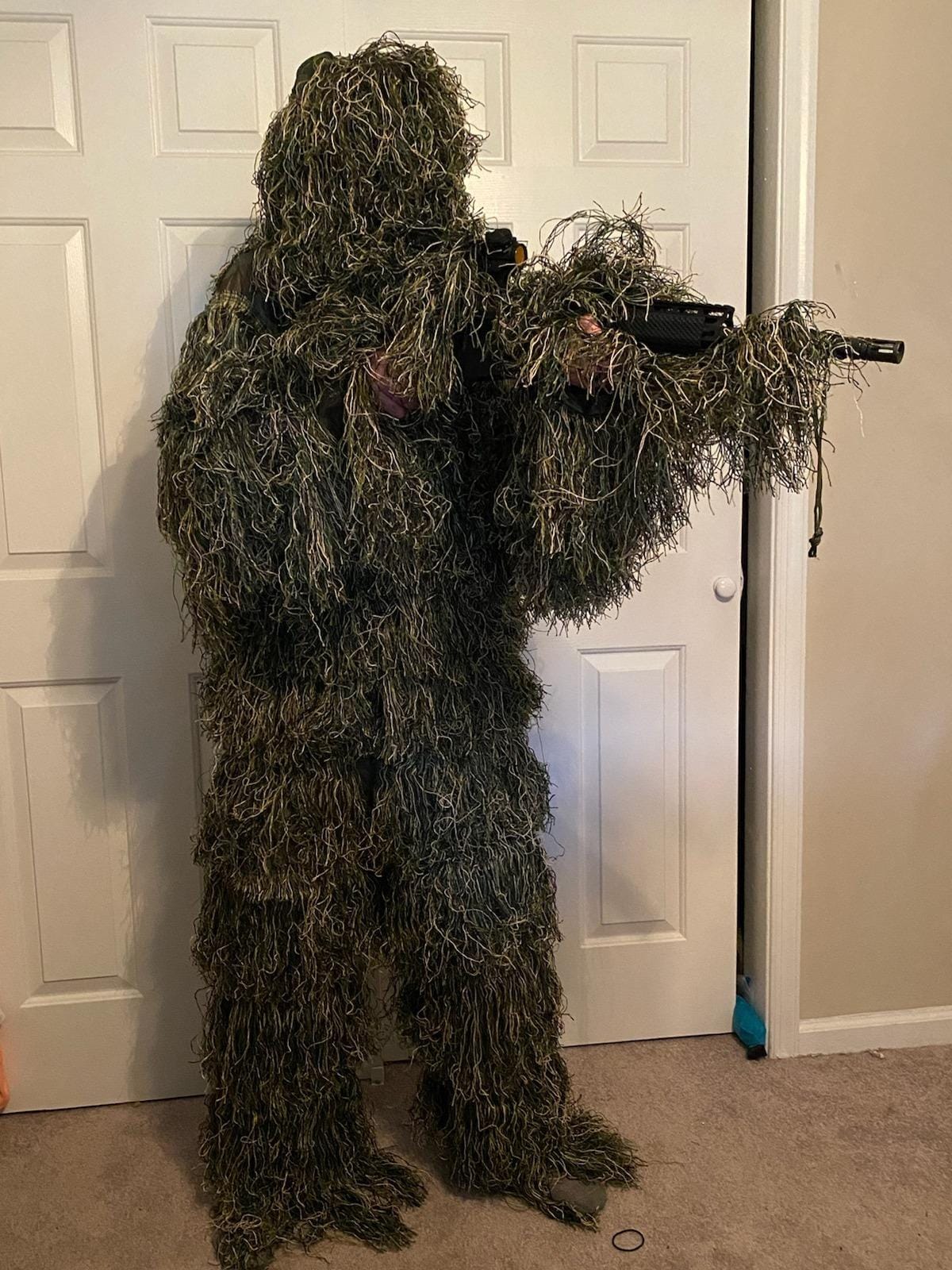 VIVO Ghillie Suits, Adult and Youth Sizes, Dry Grass, Leaf, and Woodland Camo Styles customer photo 1
