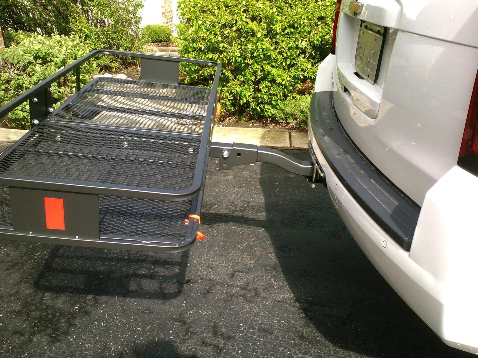 CURT 18153 Folding Hitch Basket Cargo Carrier, 60