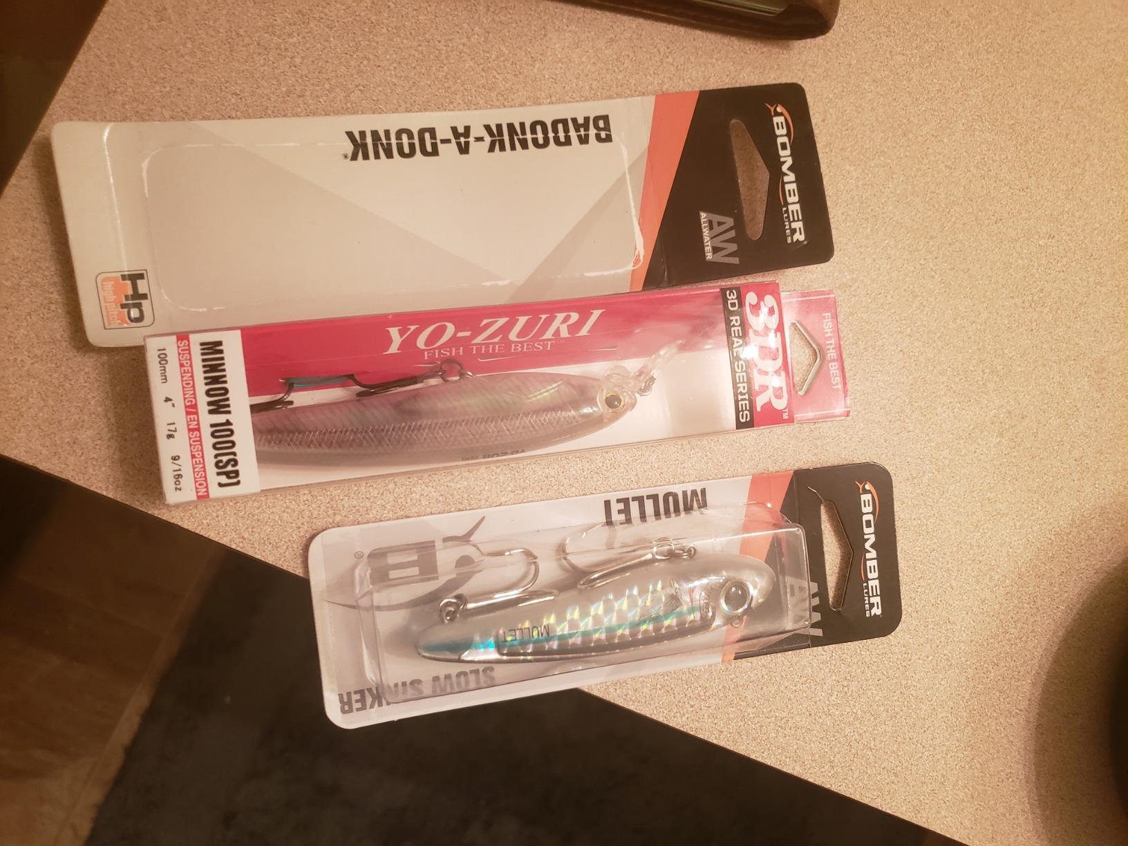 Bomber Lures Mullet Slow-Sinking Twitch/Walking Saltwater Fishing Lure - Excellent for Speckled Trout, Redfish, Stripers and More, 3 1/2 Inch, 5/8 Ounce customer photo 1