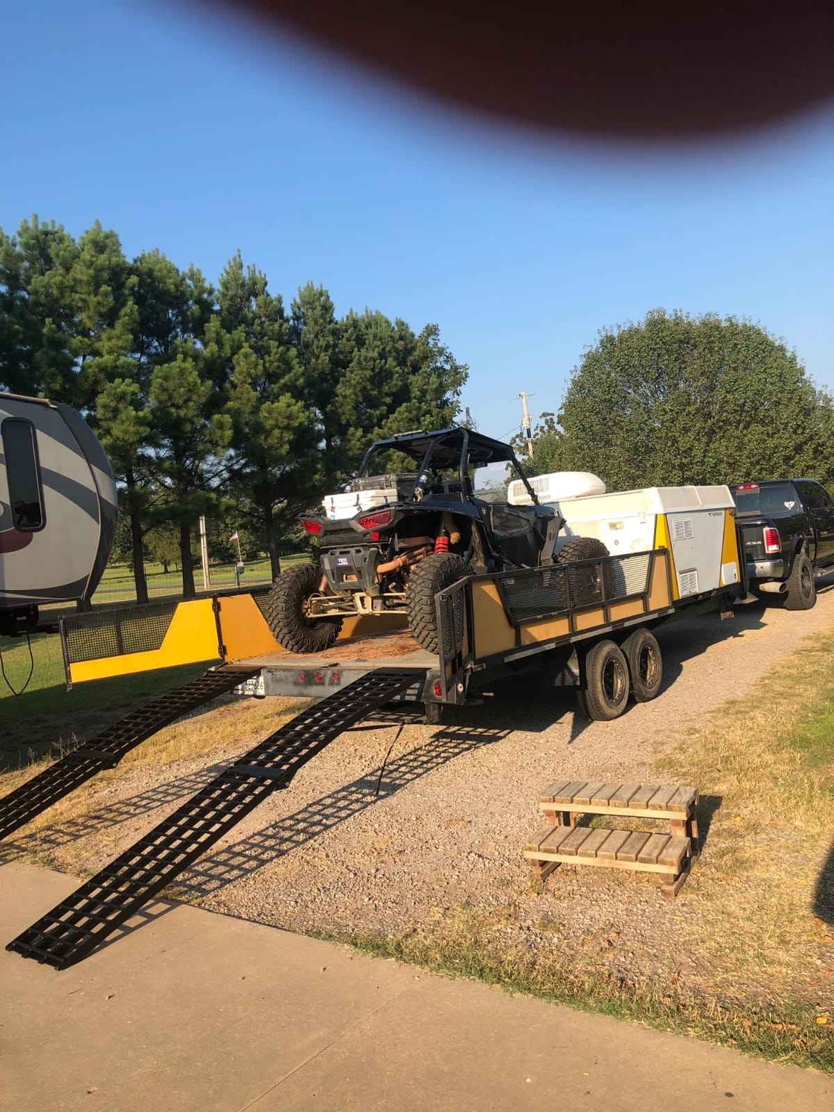 10' UTV/ATV Ramps for Loading Pickup Trucks, 2,000 lb Cap, Titan Ramps | ATV loading, truck or trailer, safety straps included, quad, four-wheeler, golf cart customer photo 1