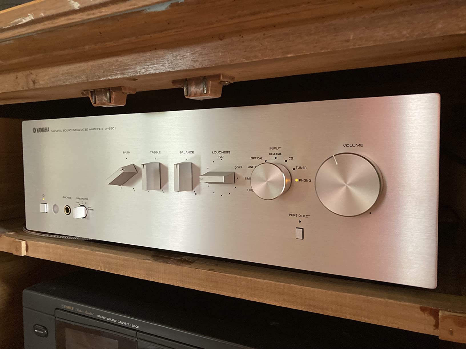 YAMAHA A-S501BL Natural Sound Integrated Stereo Amplifier (Black) customer photo 2