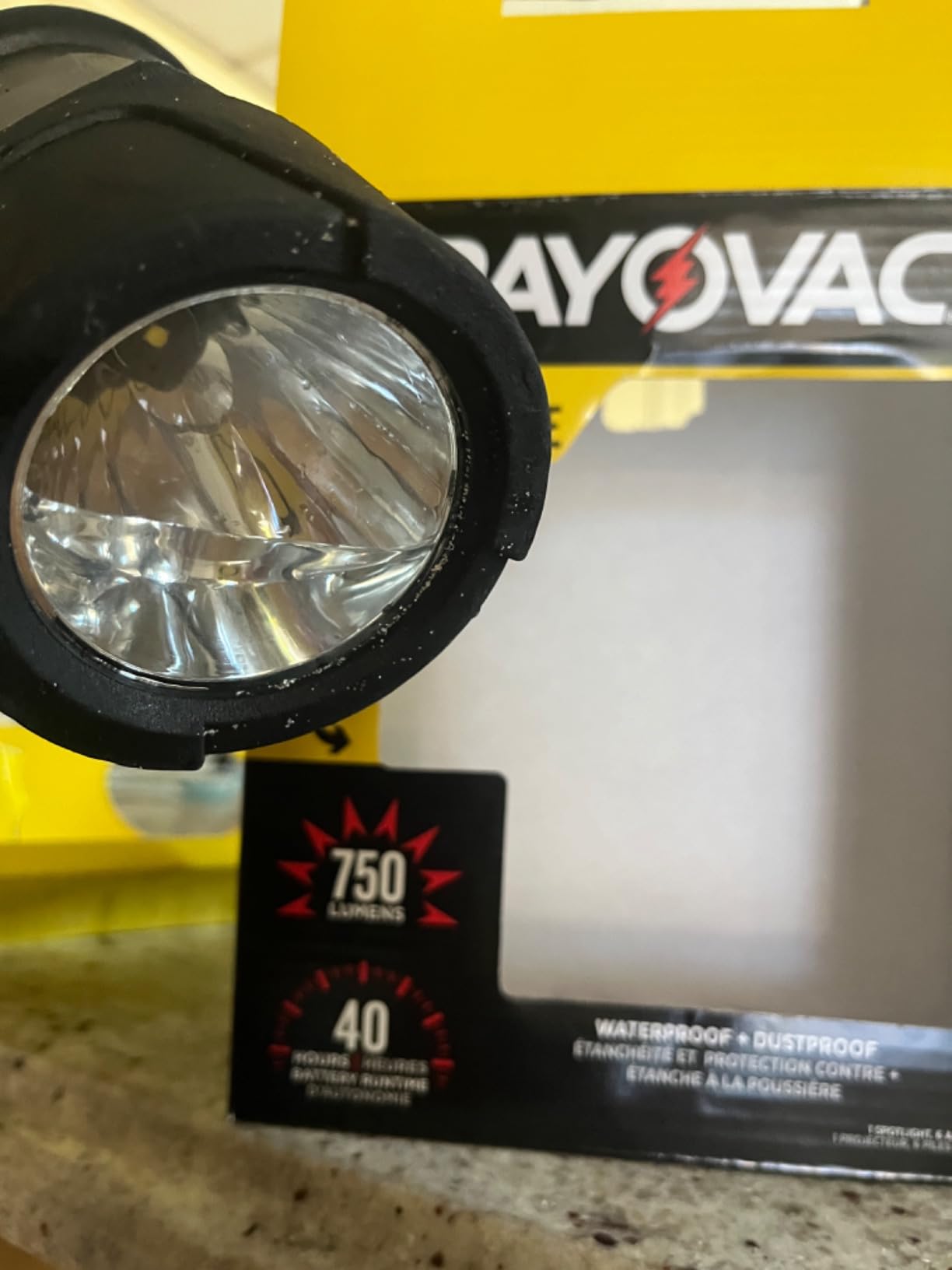 Rayovac Virtually Indestructible LED Spotlight, 750 Lumen Waterproof Spot Flashlight customer photo 2