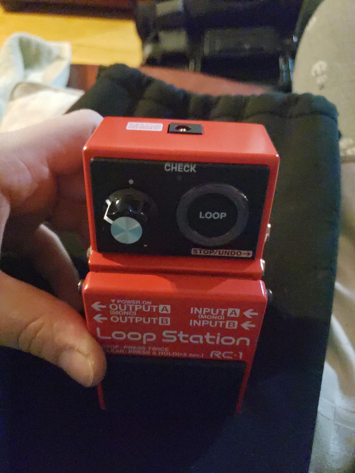 BOSS RC-1 Loop Station Pedal | Industry Standard Simple Looper for Guitar, Bass, Keyboards & More | 24-Segment LED Indicator | 12 Minutes of Record Time customer photo 1