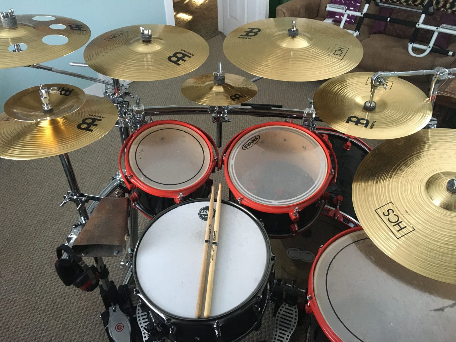 Meinl Cymbals HCS Box Set Cymbals for Drums - MADE IN GERMANY | Hihats, Ride, Crashes, Trash Crash, China, Splash, Bell customer photo 2