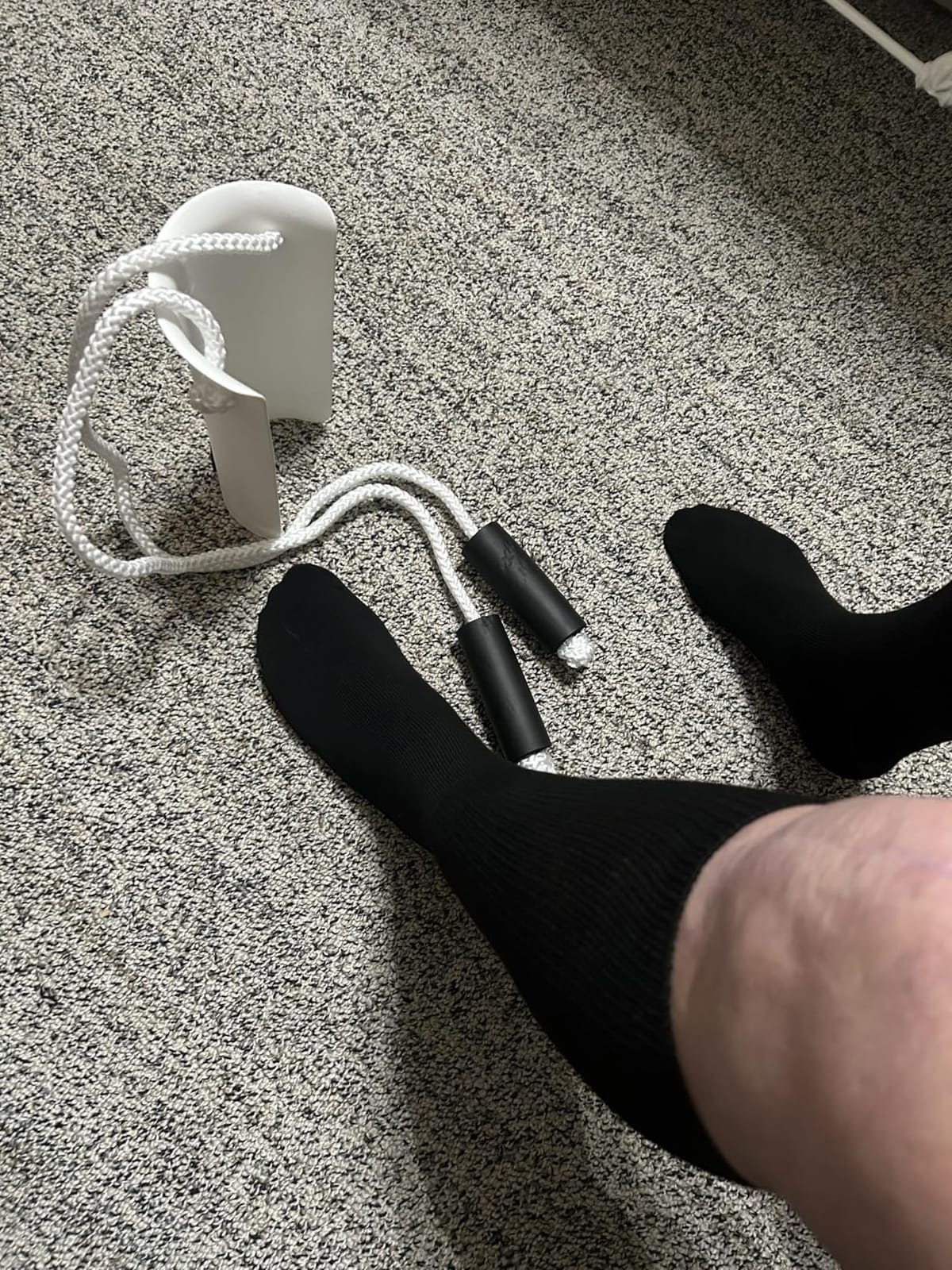 RMS Deluxe Sock Aid - Socks Helper with Foam Handles for Regular Socks | Help put on socks without bending, an independent dressing aid for limited mobility customer photo 2