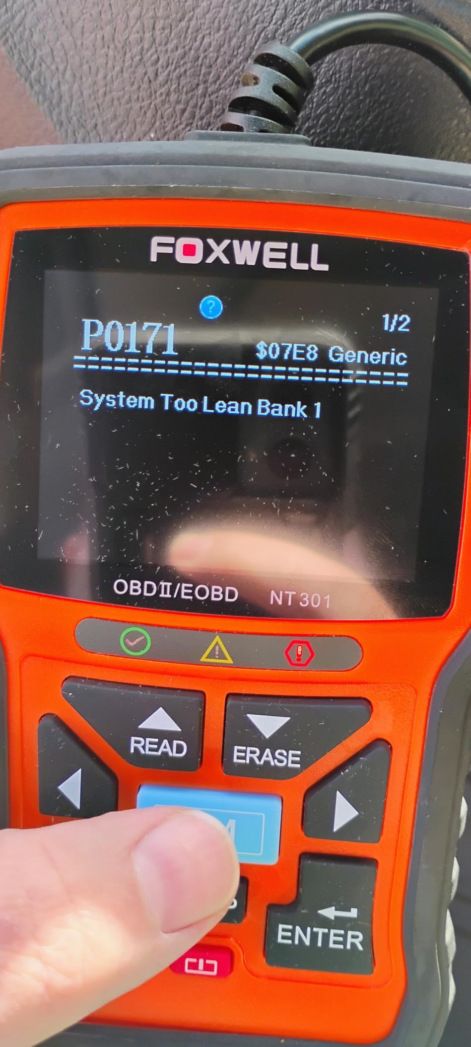 FOXWELL NT301 OBD2 Scanner Live Data Professional Mechanic OBDII Diagnostic Code Reader Tool for Check Engine Light customer photo 2