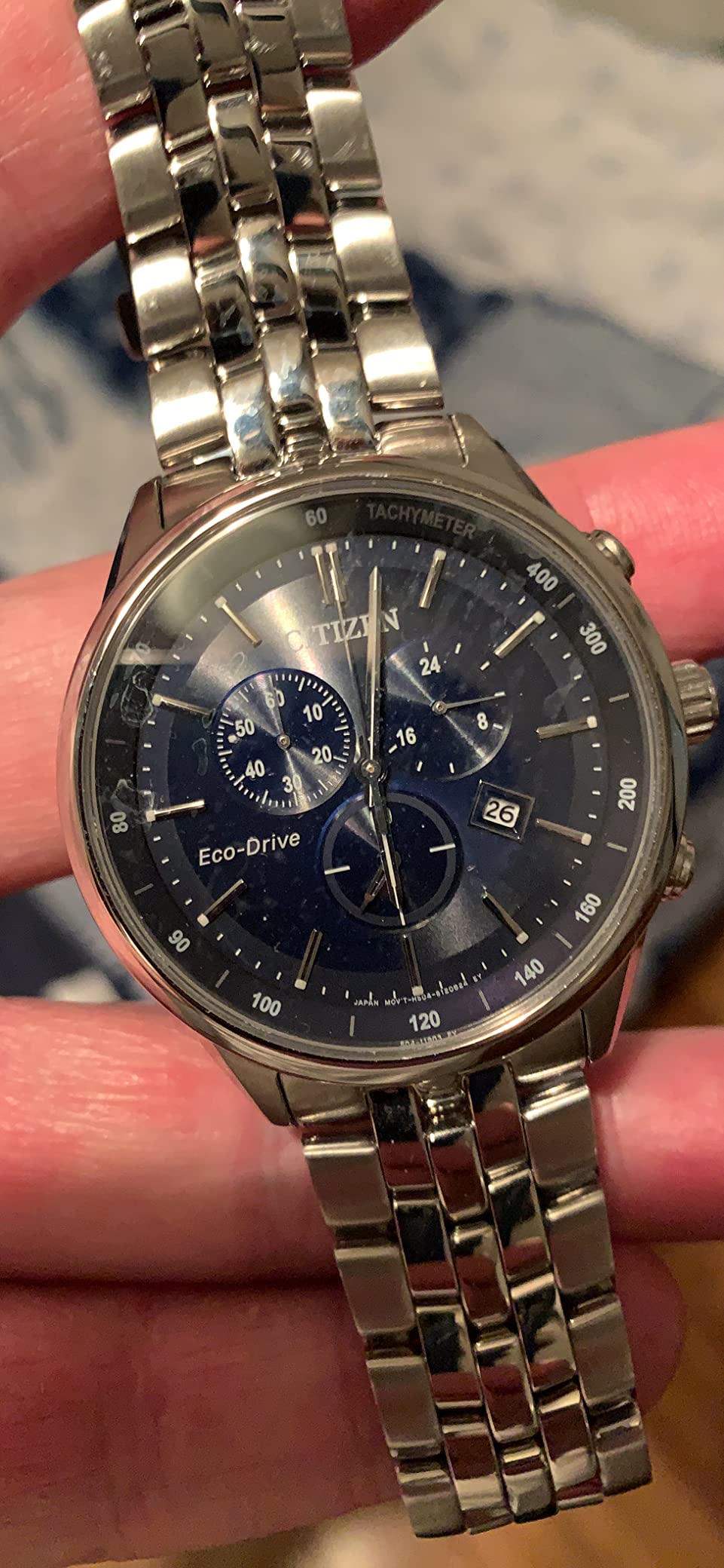 Men's Classic Corso Eco-Drive Watch, Chronograph, 12/24 Hour Time, Date, Sapphire Crystal customer photo 1