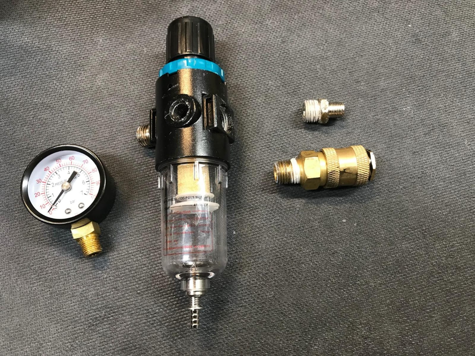 Master Airbrush Model TC-40T Air Brush Compressor Kit - Cool Runner Professional Single-Piston Airbrush Compressor with 3-Liter Air Tank, Regulator, Gauge, Water Trap Filter, 2 Holders & Air Hose customer photo 2
