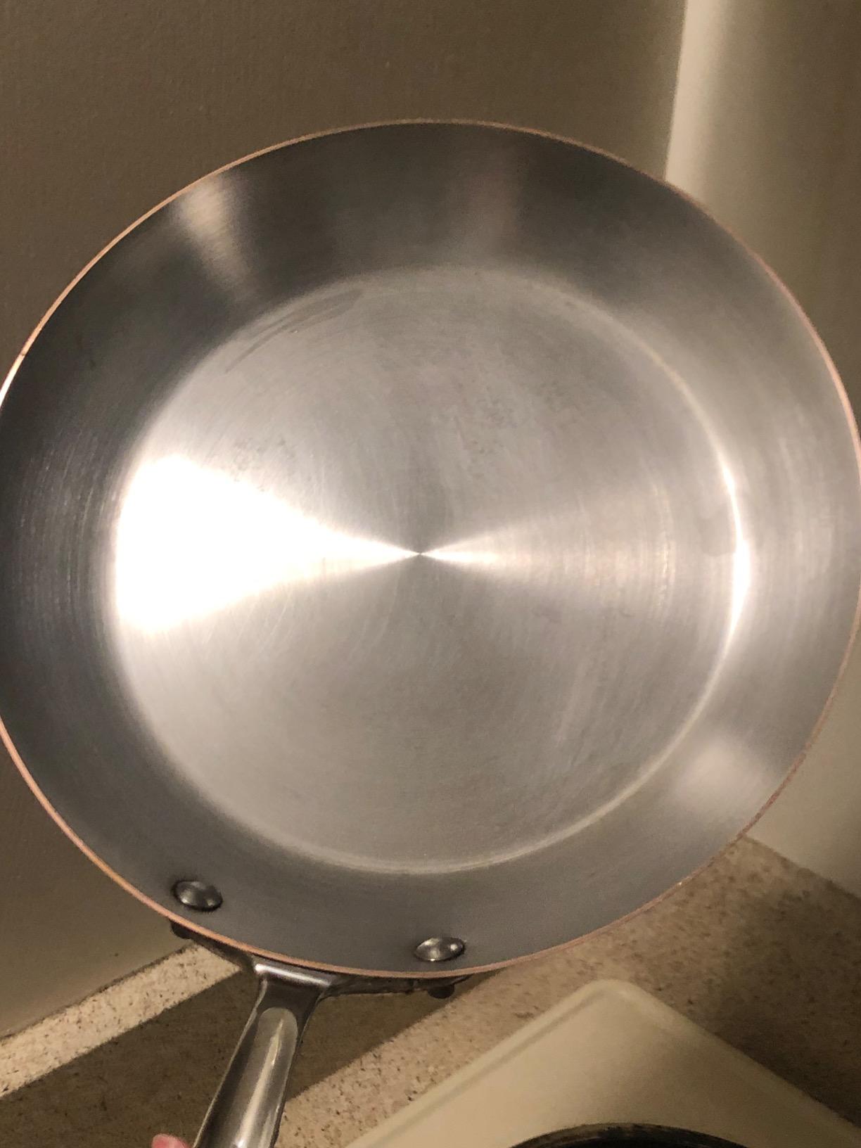 M'Heritage 150 S 1.5mm Polished Copper & Stainless Steel Frying Pan With Cast Stainless Steel Handle, 7.8-in, Made In France customer photo 1