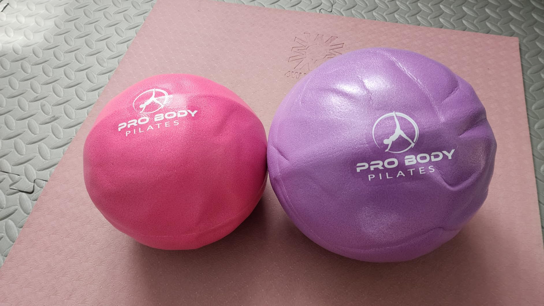 ProBody Pilates Ball Small - 9 Inch Small Exercise Ball | Anti-Burst PVC, Latex-Free, Clinic Grade, Between-Knees Stabilizer, Postpartum & Rehab, Straw Inflator, Yoga Ball Small customer photo 2