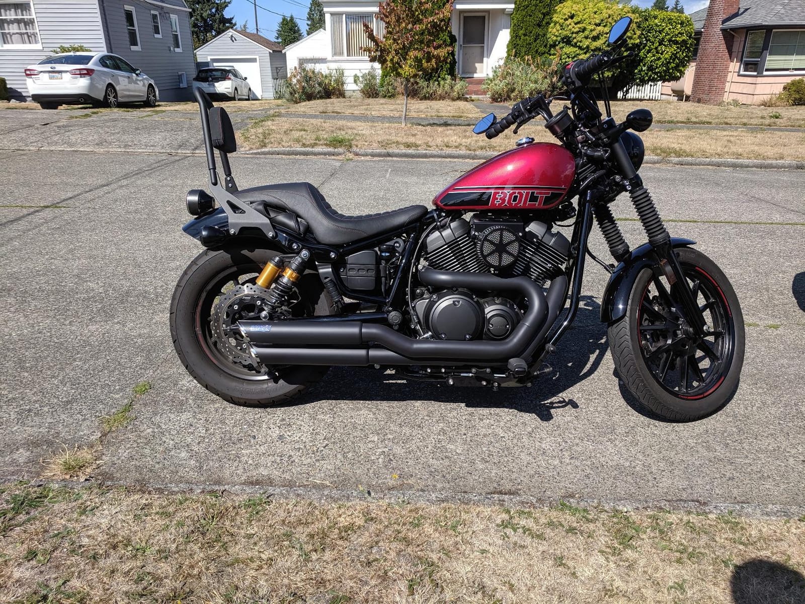 Milwaukee Leather SH66602 Zip-Off Double Pocket PVC Throw Over Motorcycle Saddlebags - One Size customer photo 1