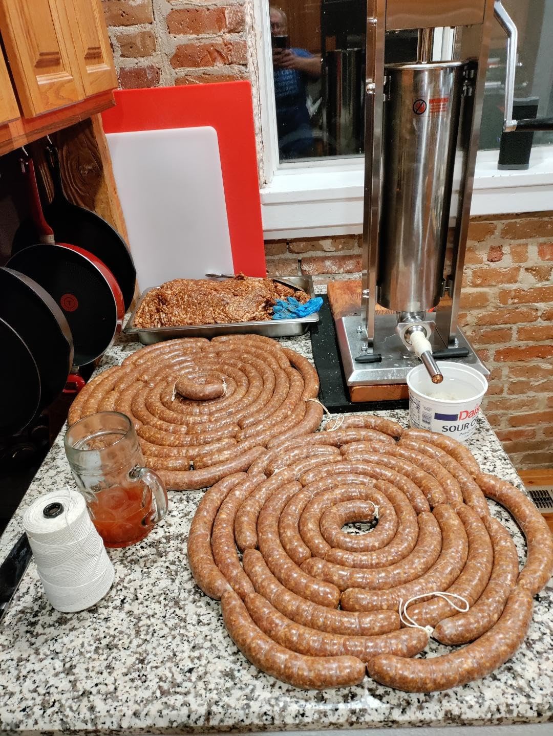 Hakka 7Lb/3L Sausage Stuffers and Vertical Sausage Makers customer photo 2