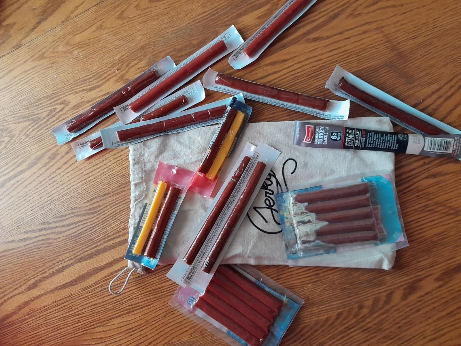 Jerky.com 26pc Meat Sticks Variety Pack - Beef Jerky Gifts for Men | Low Sugar & High Protein Jerky Meat Sticks - Pork, Turkey, Ham Beef Jerky Sticks & Cheese Sticks - Christmas Gift for Men customer photo 2