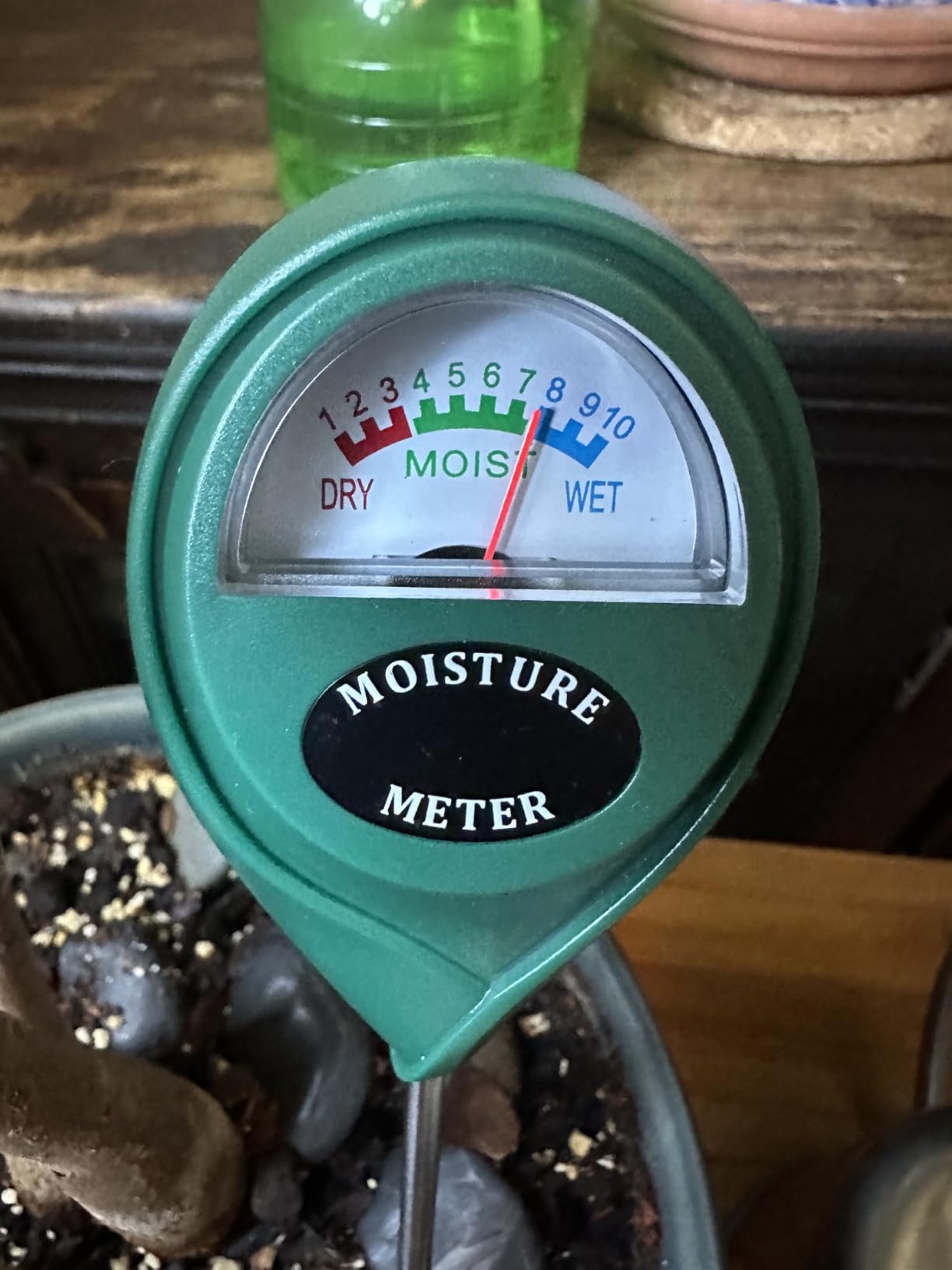 XLUX Plant Soil Moisture Meter, for Indoor and Outdoor use, Battery-Free | Since 2015, instant read, anti-rust 304 SST probe, Clear & Easy-to-Read Display, Single-Probe, less hurts to roots customer photo 1