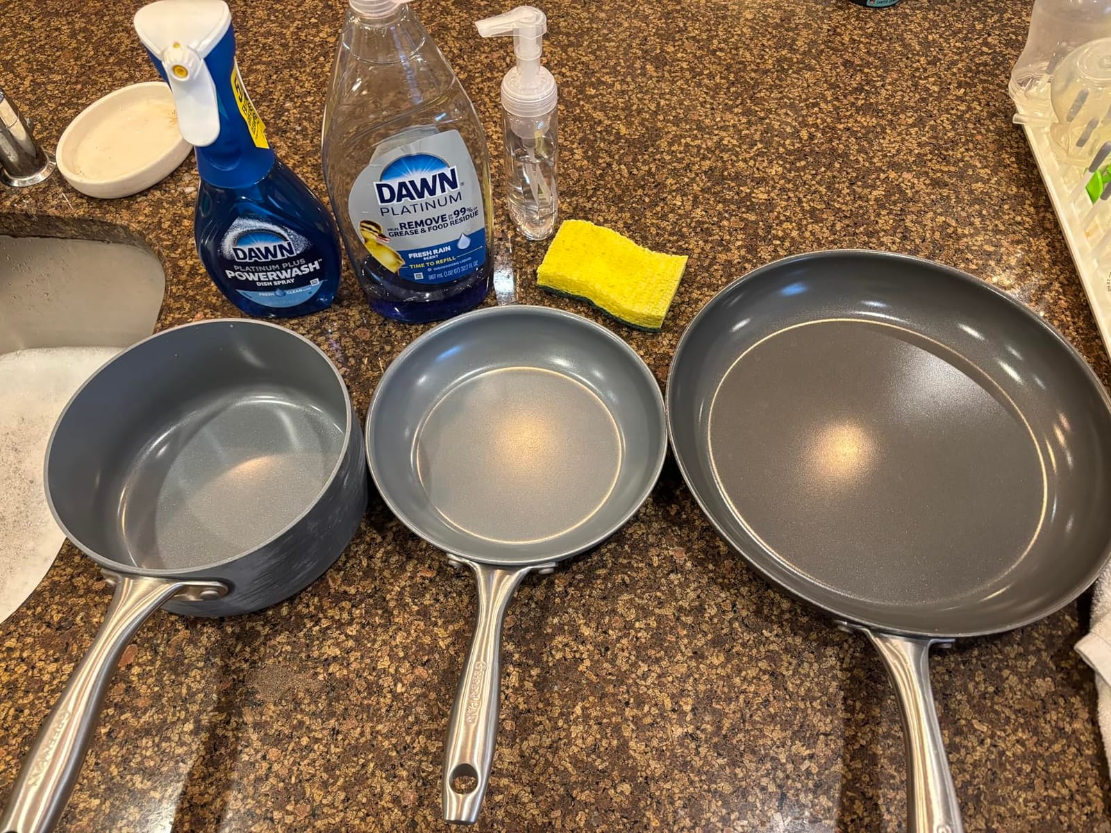 GreenPan Lima Hard Anodized Healthy Ceramic Nonstick 12 Piece Cookware Pots and Pans Set, PFAS-Free, Oven Safe, Gray customer photo 1