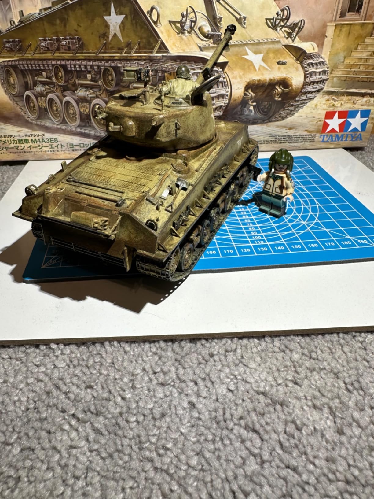 Tamiya 35346 1/35 US Medium Tank M4A3E8 Sherman Plastic Model Kit customer photo 2