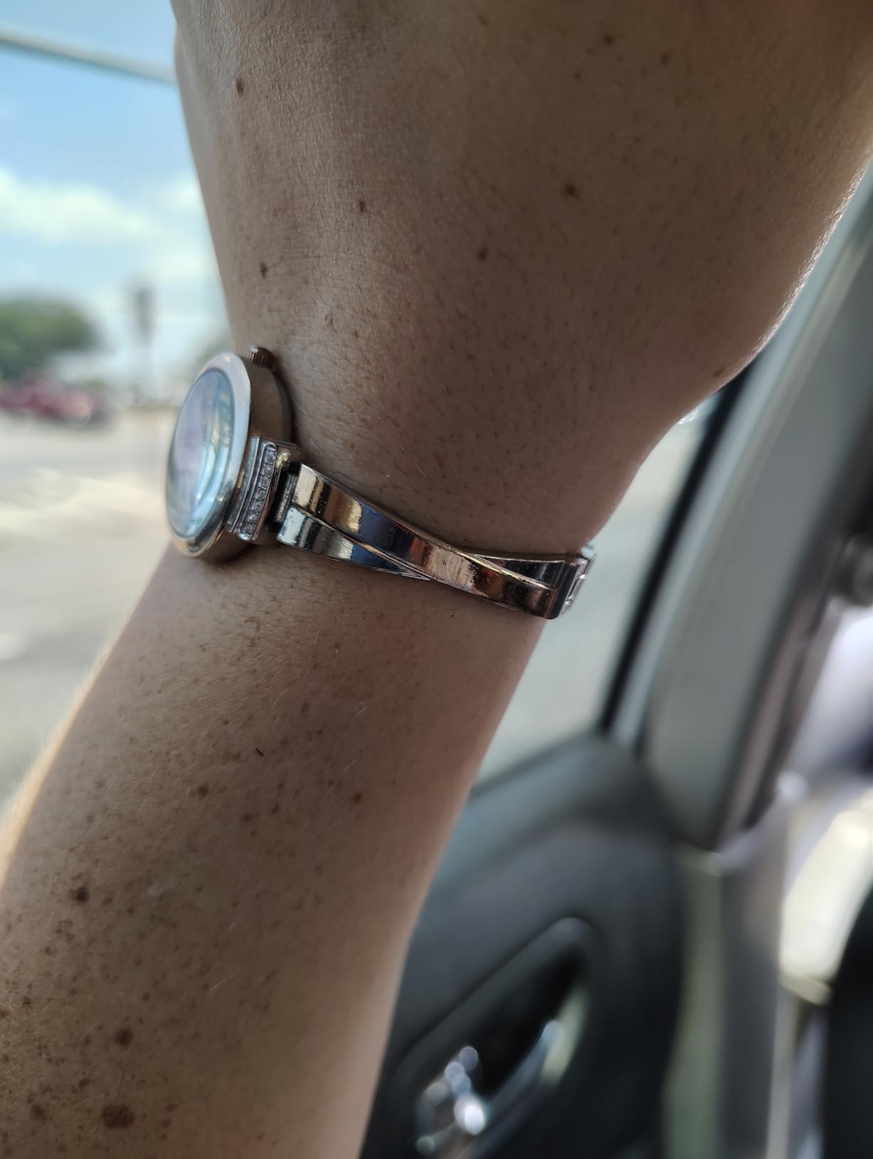 Anne Klein Women's Premium Crystal Accented Bangle Watch Set, AK/2245 customer photo 1