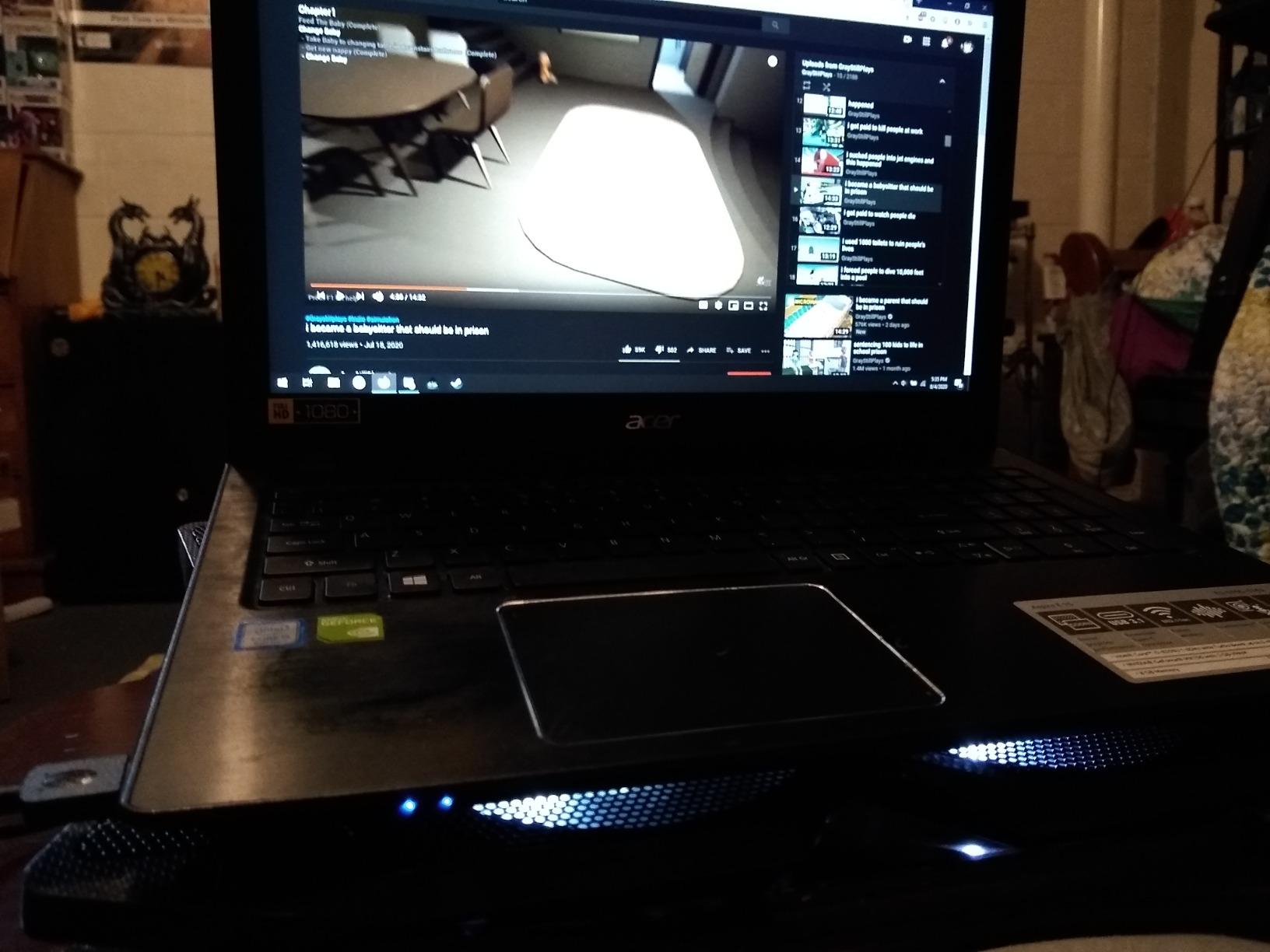 KLIM Wind Laptop Cooling Pad - New Version - 4 Cooling Fans at 1200 RPM customer photo 1