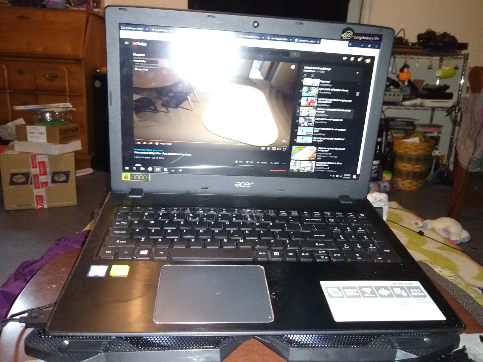 KLIM Wind Laptop Cooling Pad - New Version - 4 Cooling Fans at 1200 RPM customer photo 2