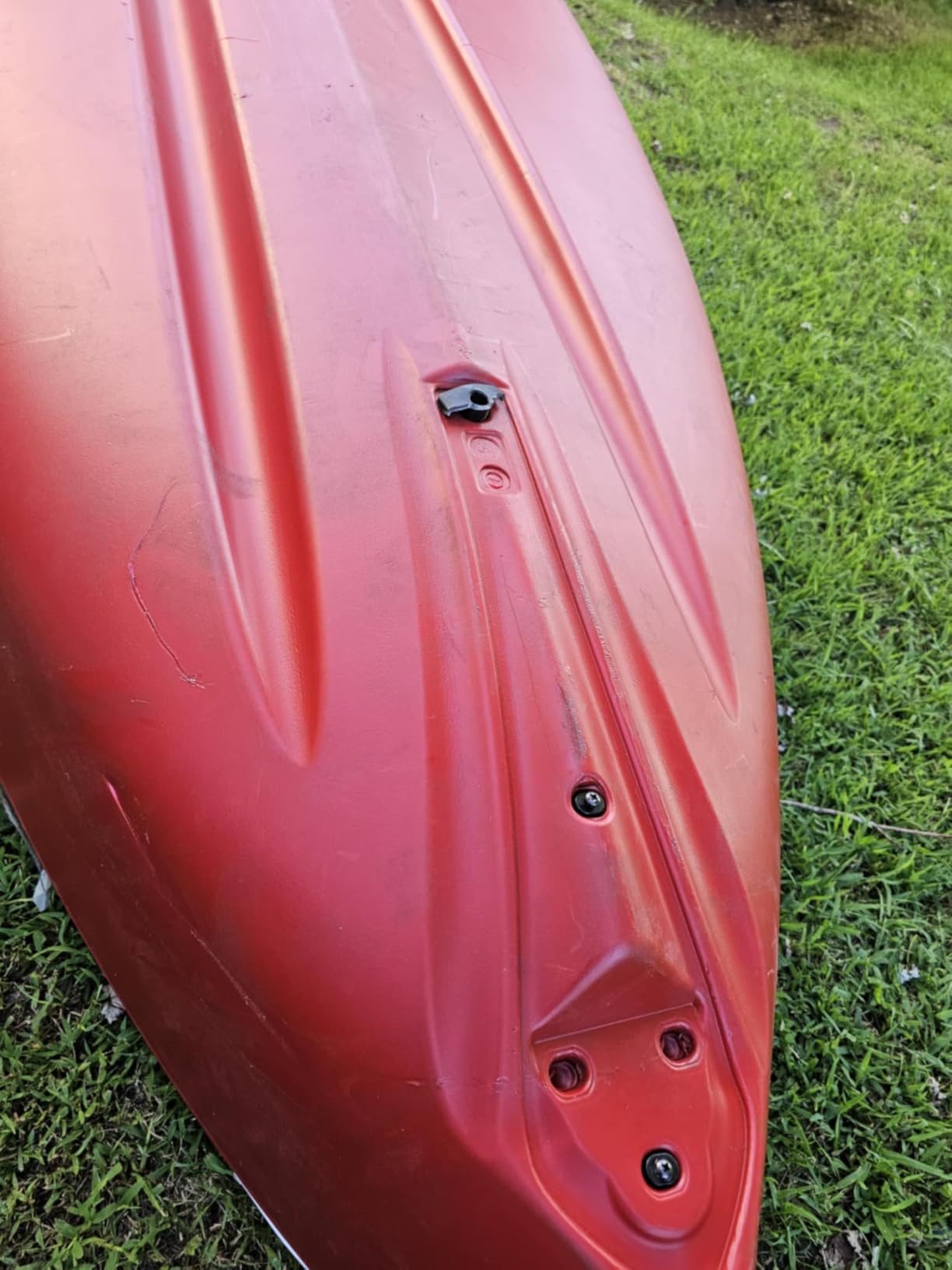 Lifetime Kodiak Canoe with 2 Paddles, 13 ft, Red customer photo 2