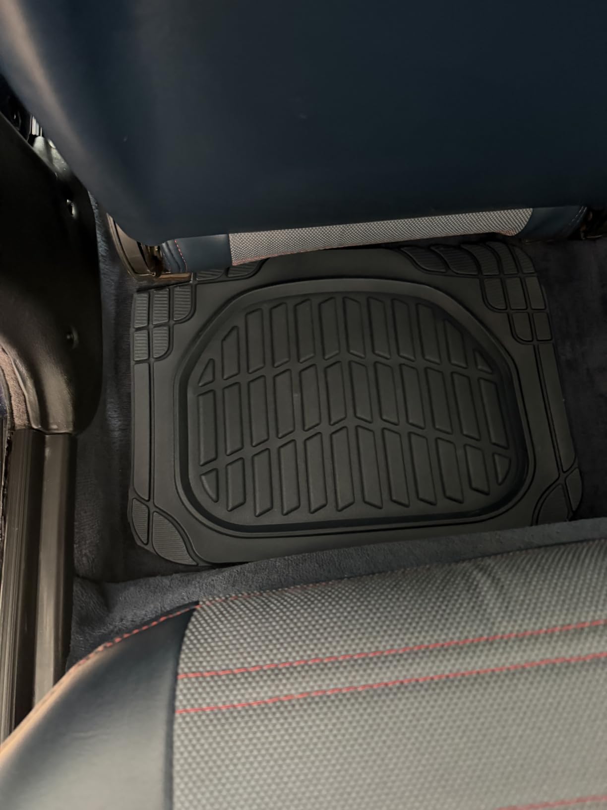 Motor Trend FlexTough Floor Mats for Cars, Black Deep Dish All-Weather Car Mats, Waterproof Trim-to Fit Automotive Floor Mats for Cars Trucks SUV, Universal Floor Liner Car Accessories customer photo 1