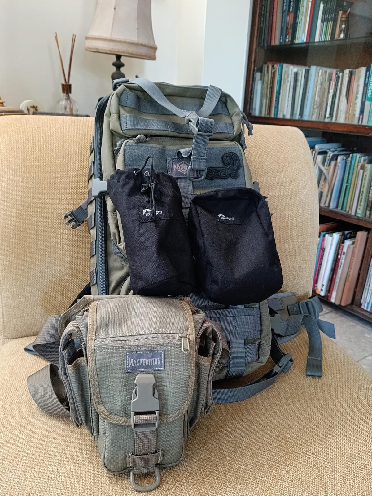 MAXPEDITION Gyrfalcon Backpack (Khaki-Foliage) 36L Tactical Backpack with Detachable Waist Pack, MOLLE Internal Frame Rucksack, Military Survival Pack, Bug Out Bag, PT1054KF customer photo 2