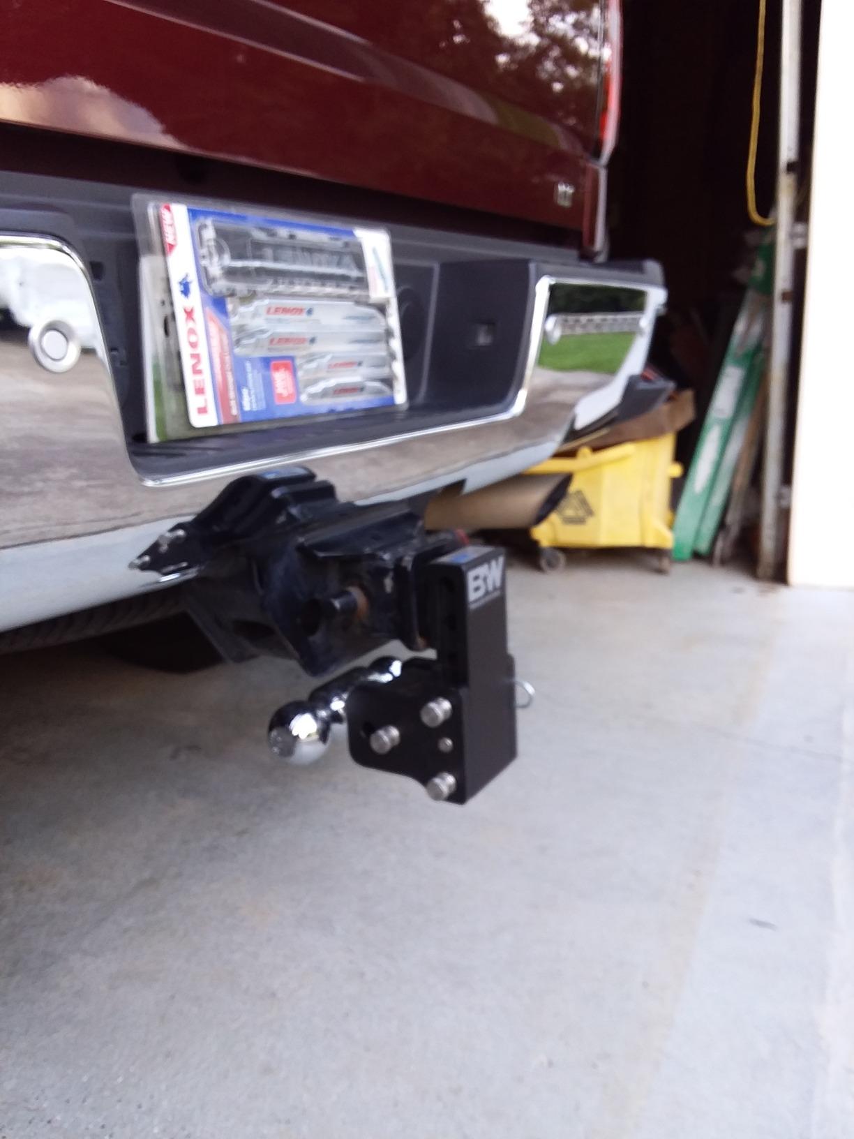 B&W Trailer Hitches Tow & Stow Adjustable Trailer Hitch Ball Mount - Fits 2.5