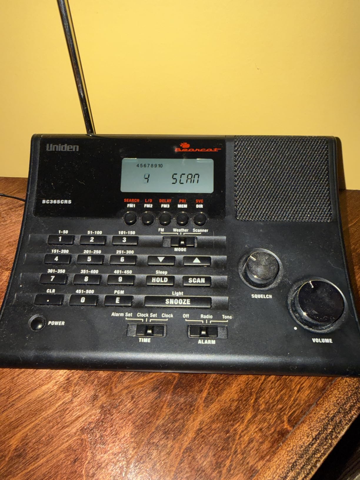 Uniden BC365CRS 500 Channel Scanner and Alarm Clock customer photo 2