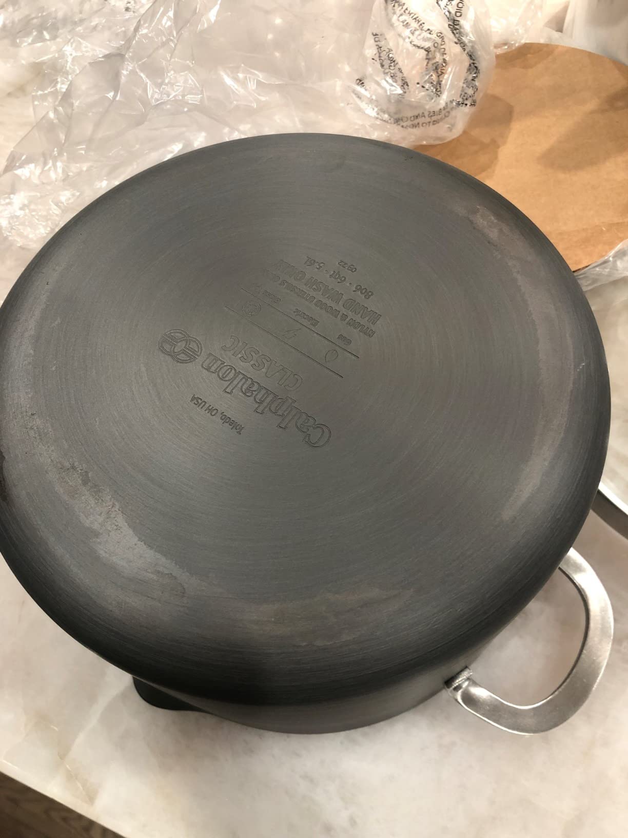 Calphalon Classic Nonstick Cookware Set, 10-piece, Grey customer photo 2