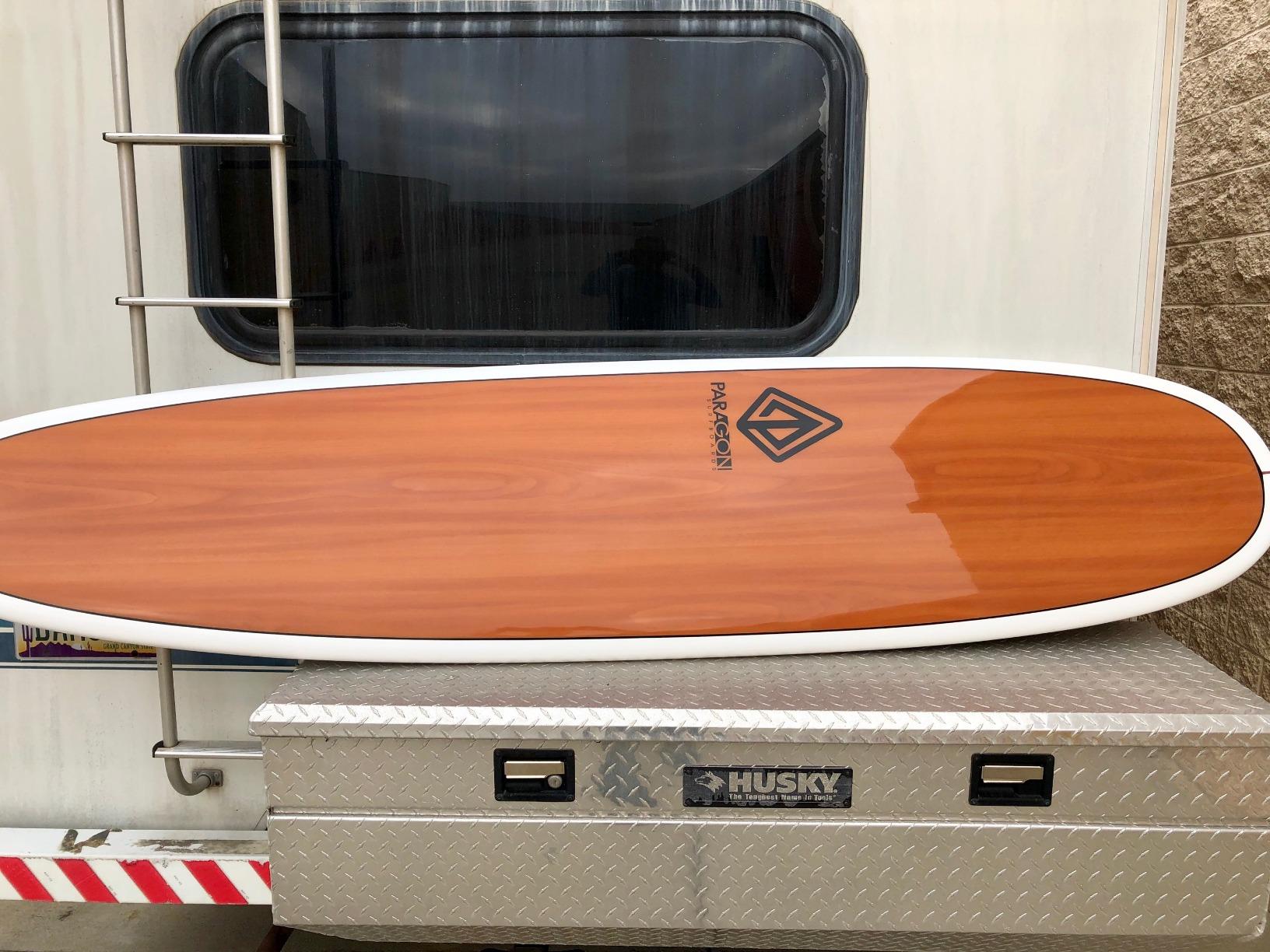 Fiberglass Surfboard | Fun & Easy to Ride Mini Longboard for All Surfing Skill Levels | 7'6 | 7'8 customer photo 1