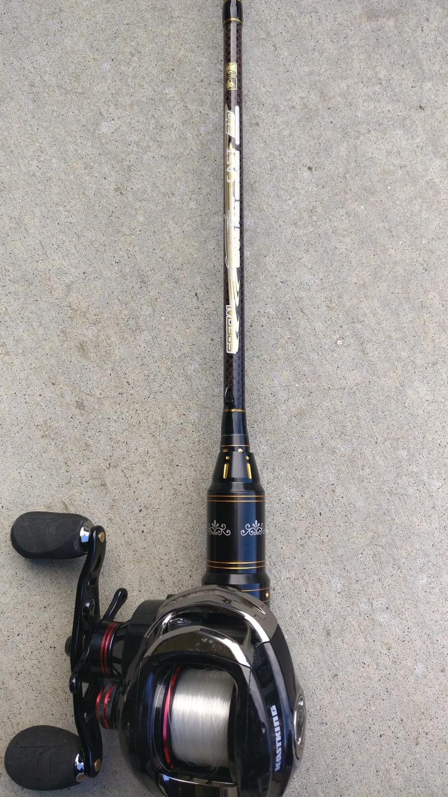 E Series - Camo Legend 2-Piece 7-Feet Casting Rod 24 Ton Carbon Fiber Baitcasting with 2 Tips - Medium and Medium Heavy Portable Bass Fishing Rod Baitcaster customer photo 2