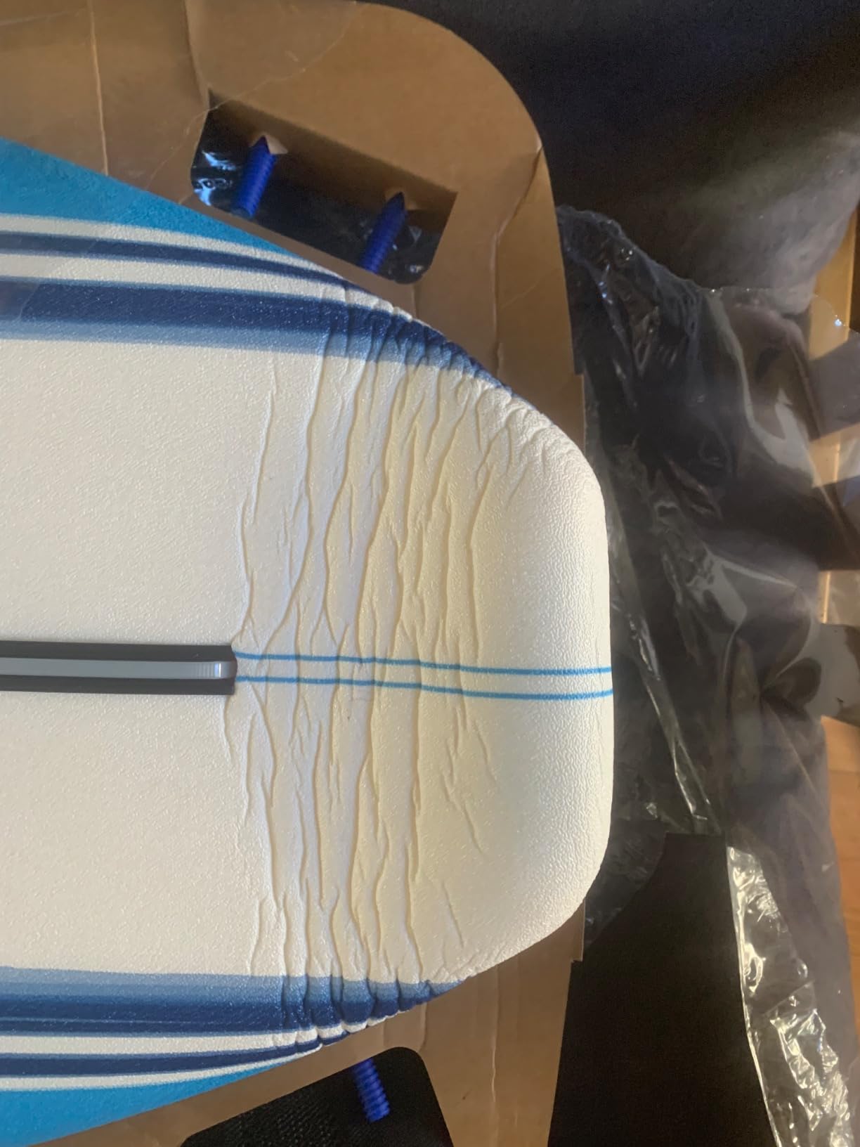 Wavestorm 8ft Classic Surfboard // Foam Wax Free Soft Top Longboard for Adults and Kids of All Levels of Surfing customer photo 2