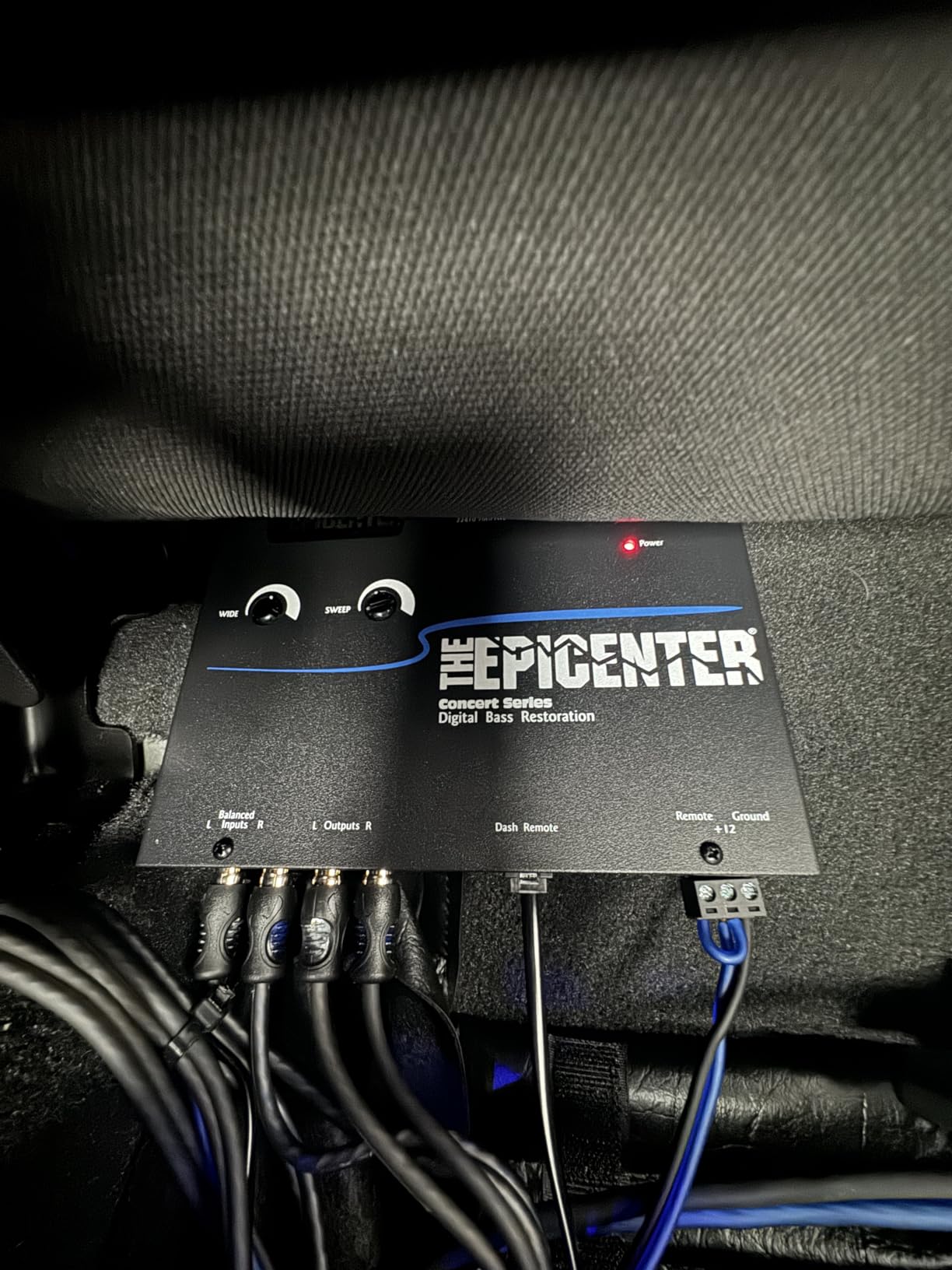 AudioControl THE EPICENTER Concert Series Digital Bass Restoration Processor, Car Audio Bass Booster Enhancer with Included Dash Mount Wired Remote Control Knob, ParaBASS, Subsonic Filter (Black) customer photo 1