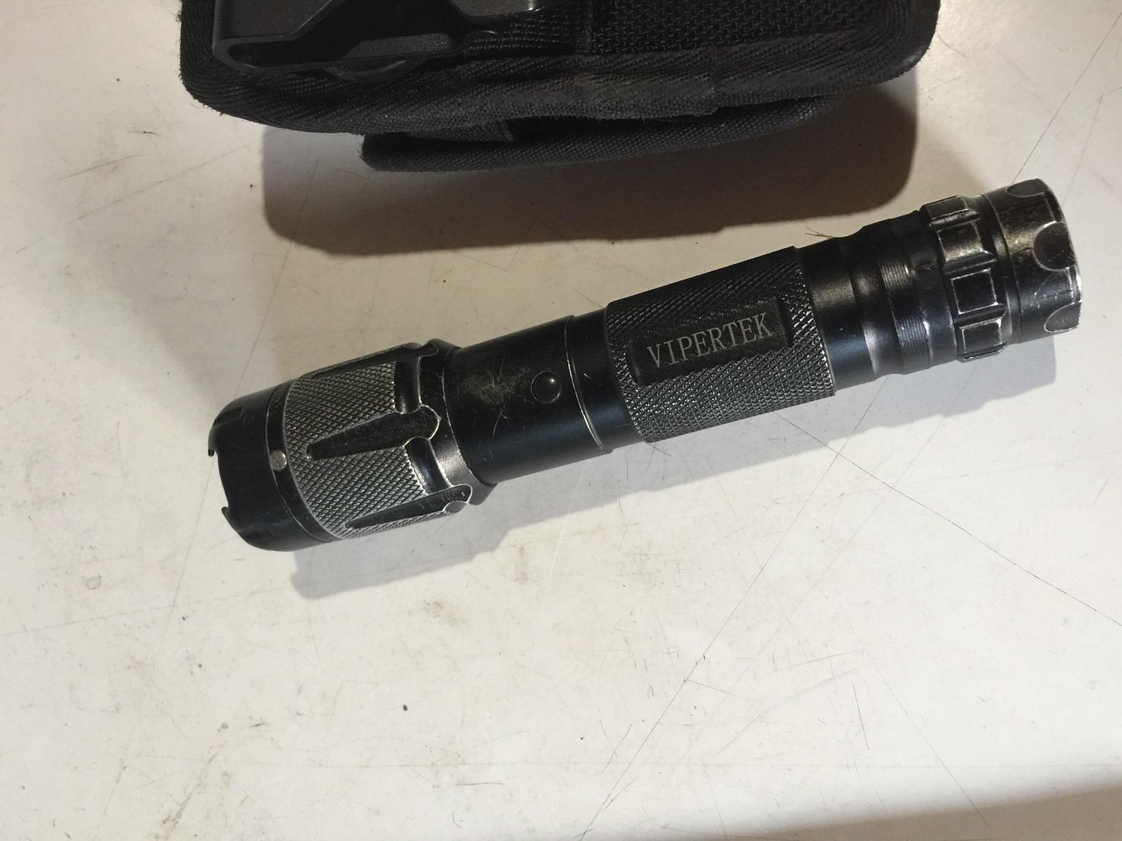 VIPERTEK VTS-195 Heavy Duty Aluminum Stun Gun for Self Defense Rechargeable with LED Flashlight customer photo 1