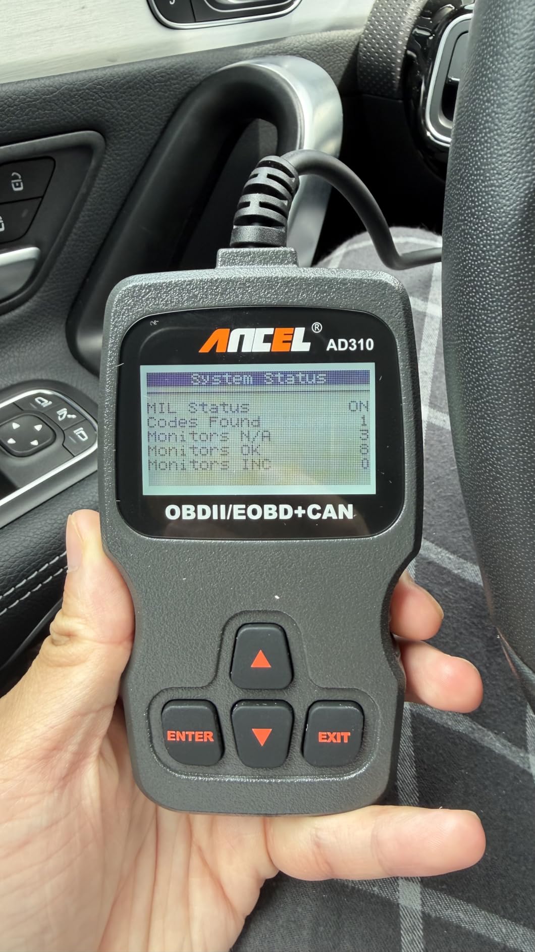 ANCEL AD310 Classic Enhanced Universal OBD II Scanner Car Engine Fault Code Reader CAN Diagnostic Scan Tool customer photo 2