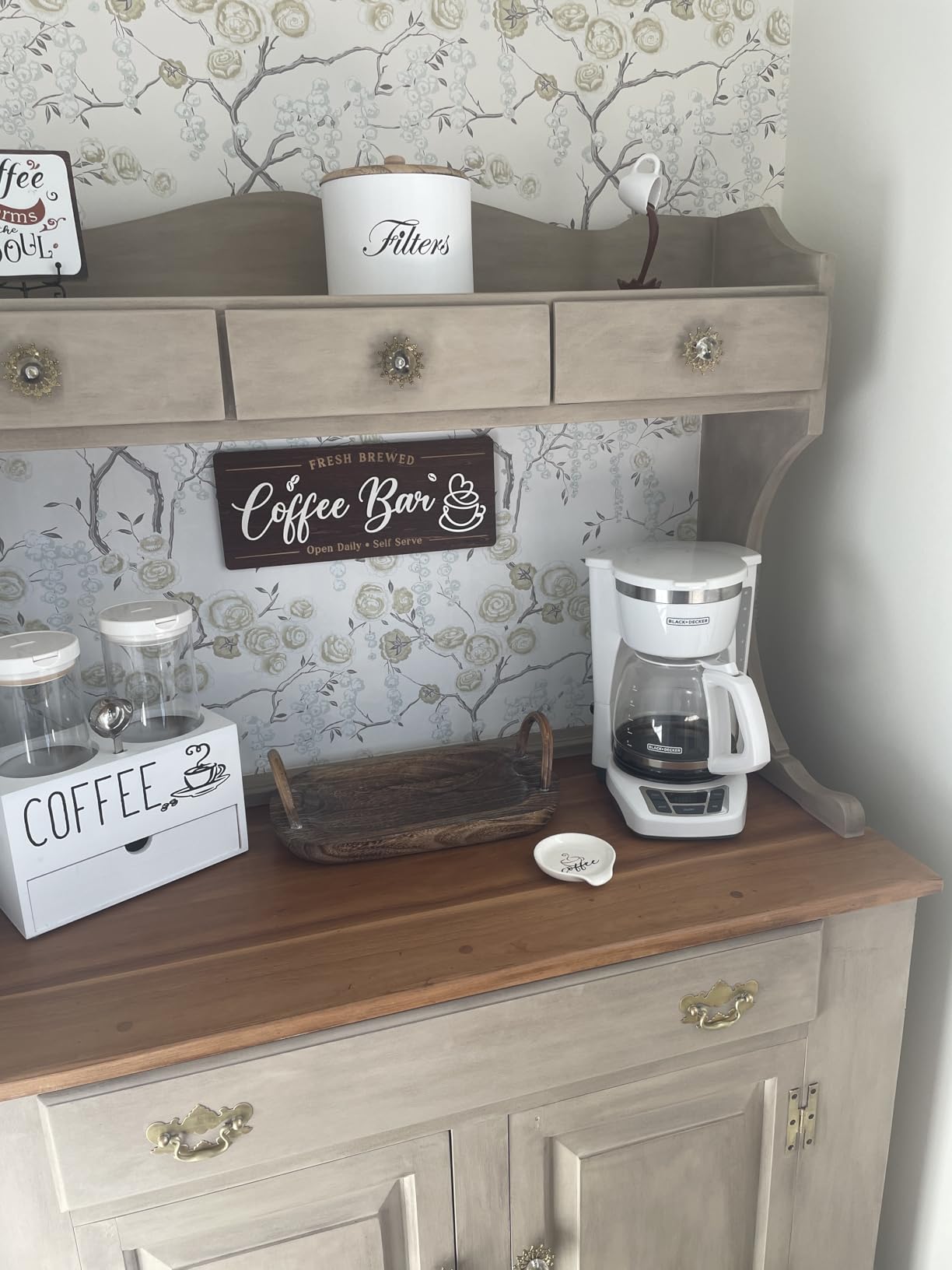 BLACK+DECKER CM1160W 12-Cup Programmable Coffeemaker, White/Stainless Steel customer photo 1