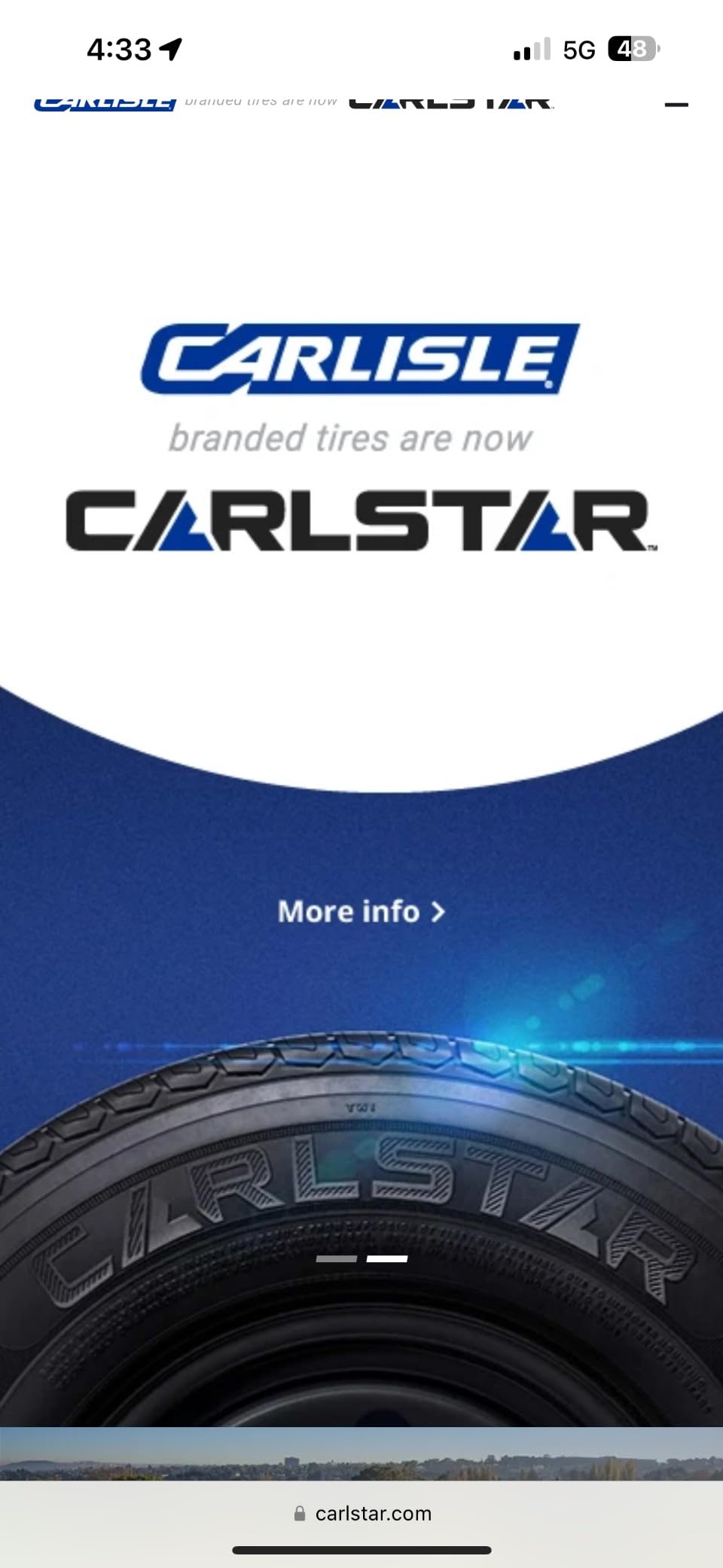 Carlisle Radial Trail HD Trailer Tire-ST205/75R15 107M 8-ply customer photo 2