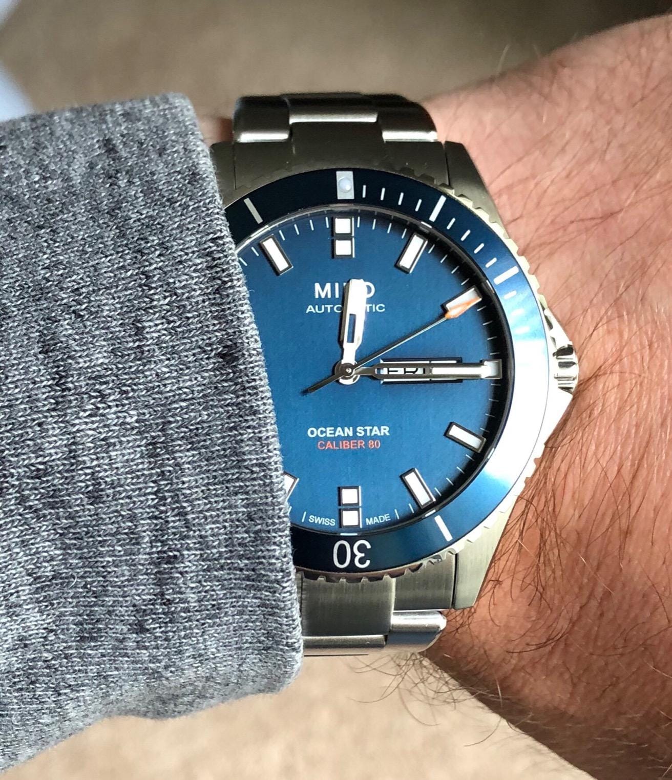 Ocean Star 200 - Swiss Automatic Watch for Men - Stainless Steel Case - Day/Date Calendar - Rotating Bezel - 200m Water Resistance customer photo 2