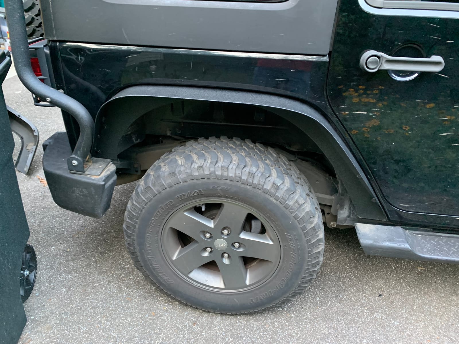 Hooke Road Wrangler JK Flat Fender Flares for 2007-2018 Jeep Wrangler JK JKU 2/4 Doors, Front & Rear Steel Fenders - 4PCS Set customer photo 1