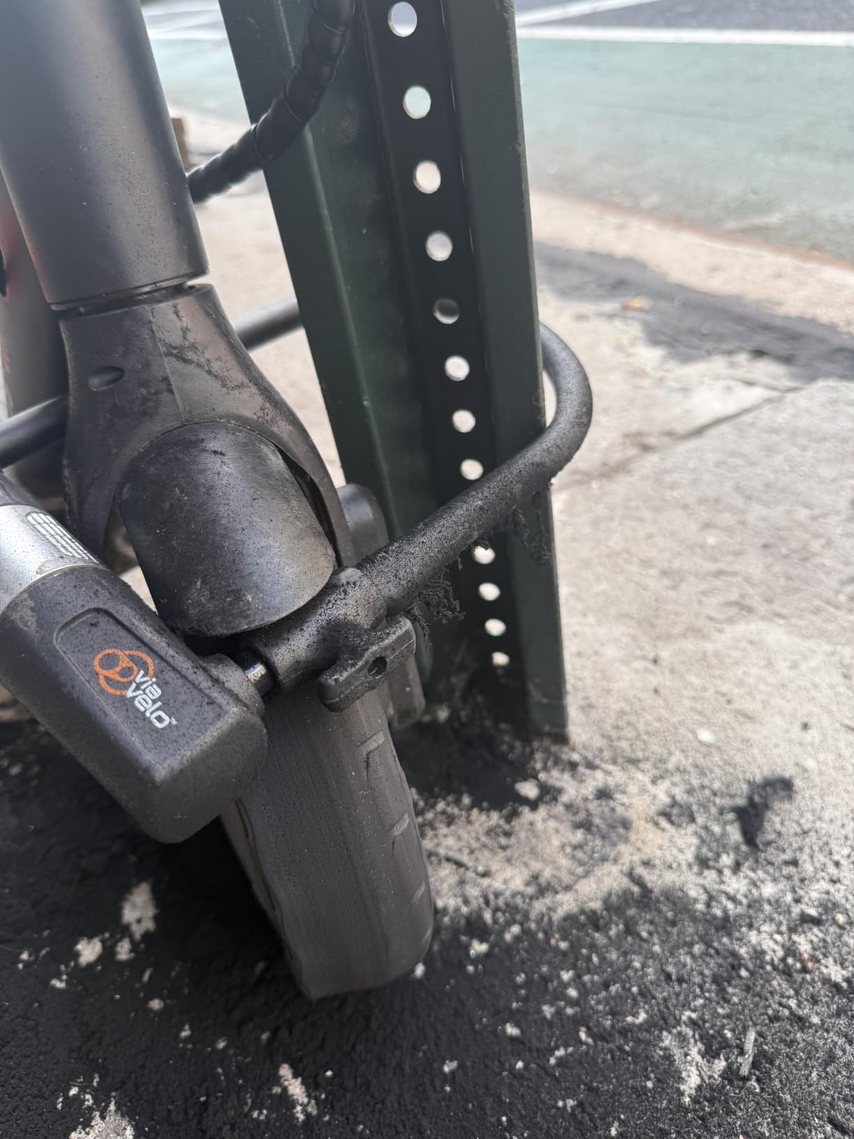 Bike U Lock with Cable - Via Velo Heavy Duty Bicycle U-Lock,14mm Shackle and 10mm x1.8m Cable with Mounting Bracket for Road, Mountain, Electric & Folding Bike customer photo 1