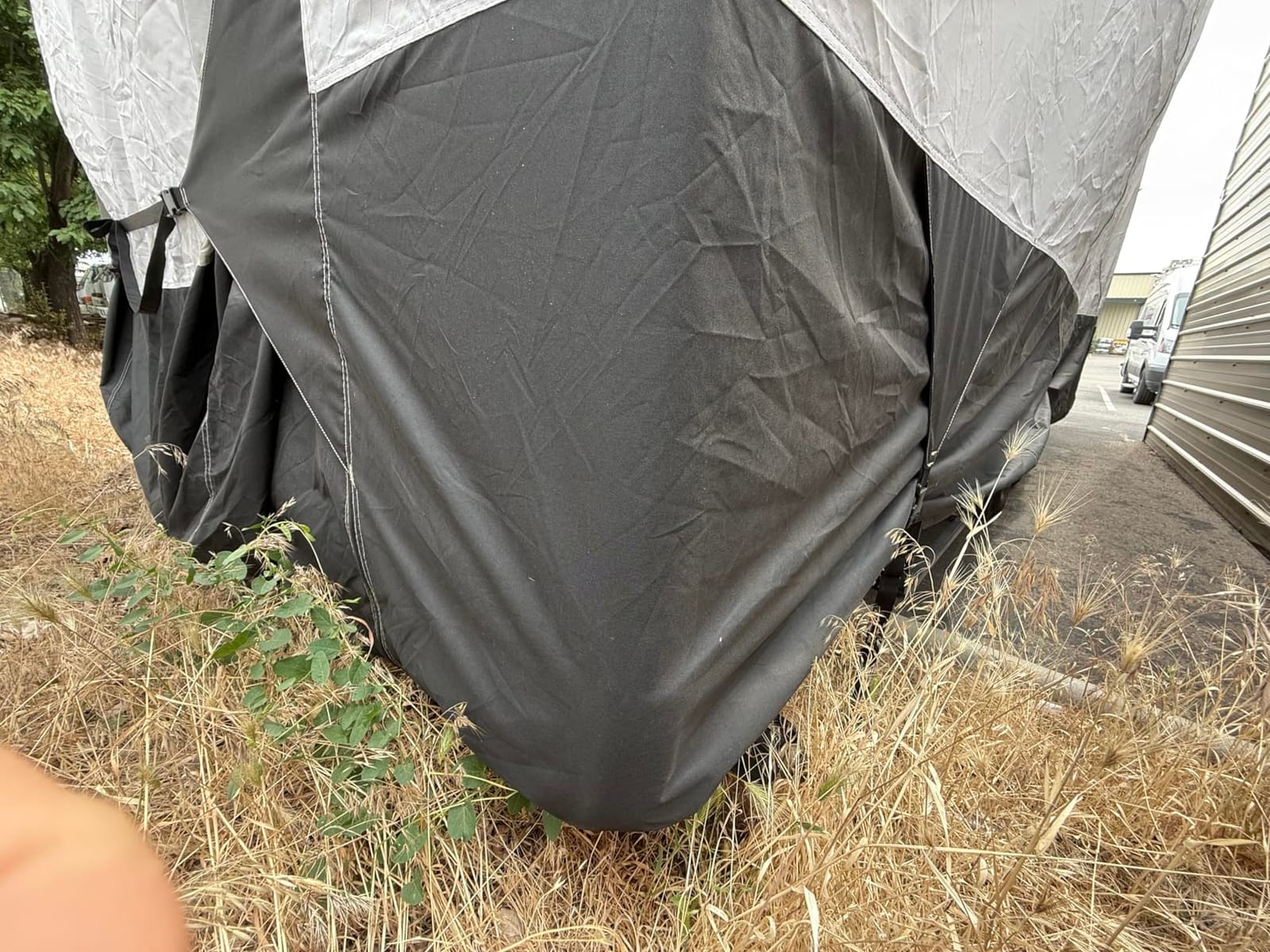 Classic Accessories Over Drive SkyShield Deluxe Water-Repellent Travel Trailer Cover, Fits 27' - 30'L x 118